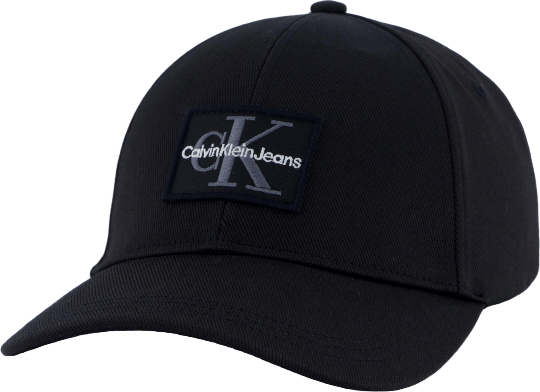 Mono Logo Patch Cap Beh-black