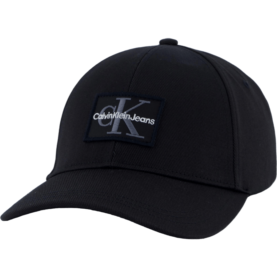 Mono Logo Patch Cap Beh-black