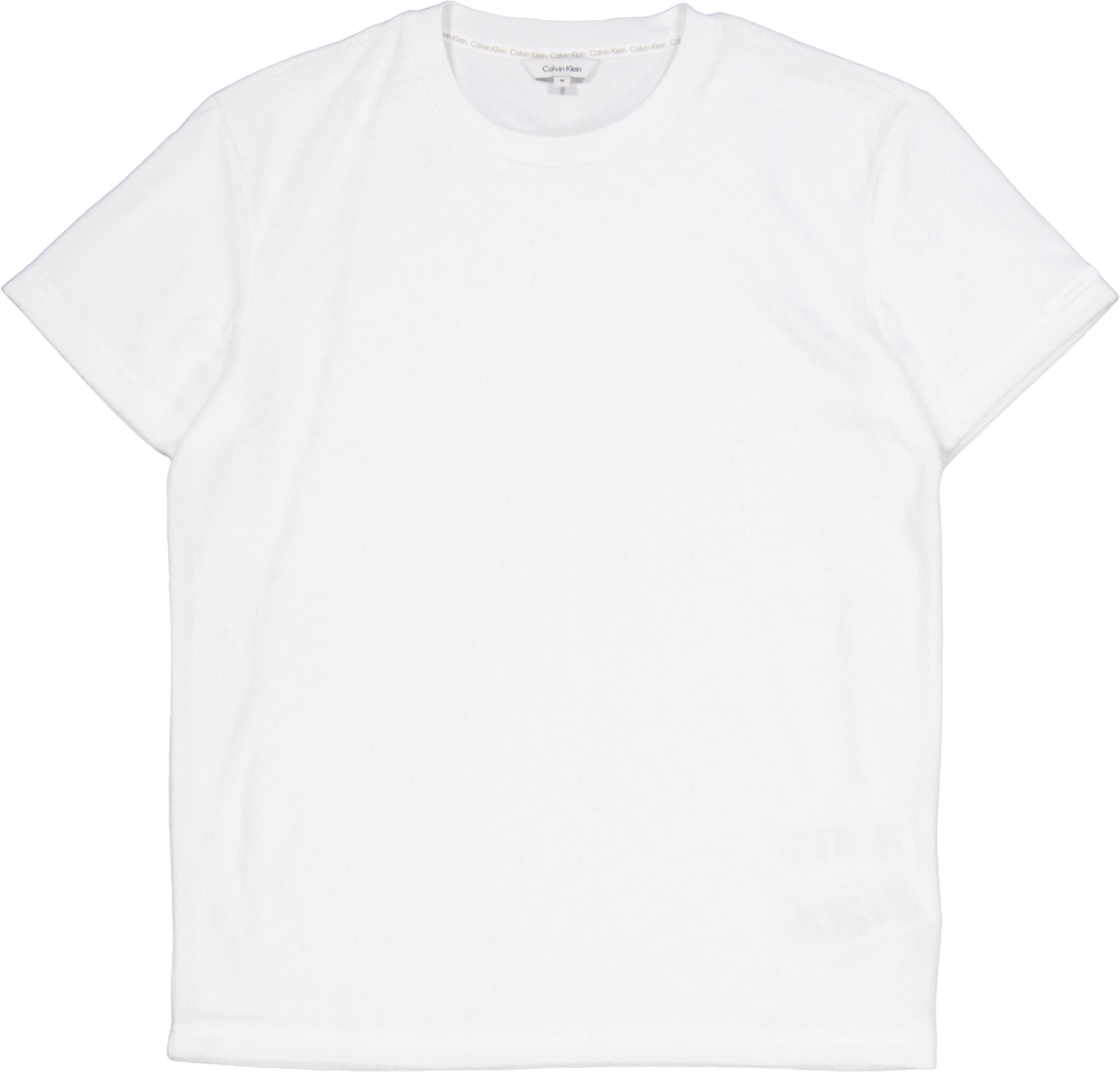 Crew Neck Towelling Tee Ycd-pvh Classic White