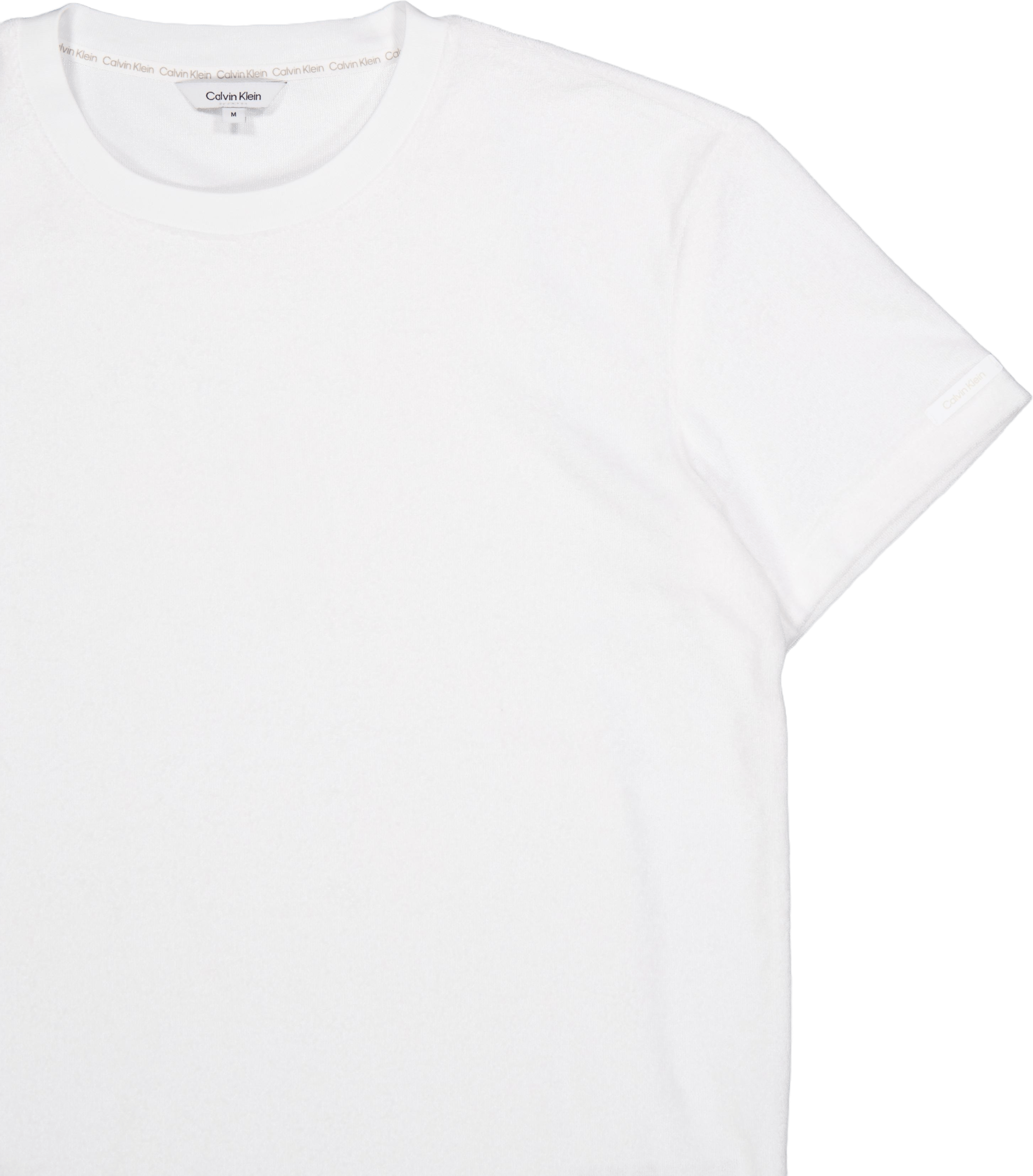 Crew Neck Towelling Tee Ycd-pvh Classic White - Bild 3