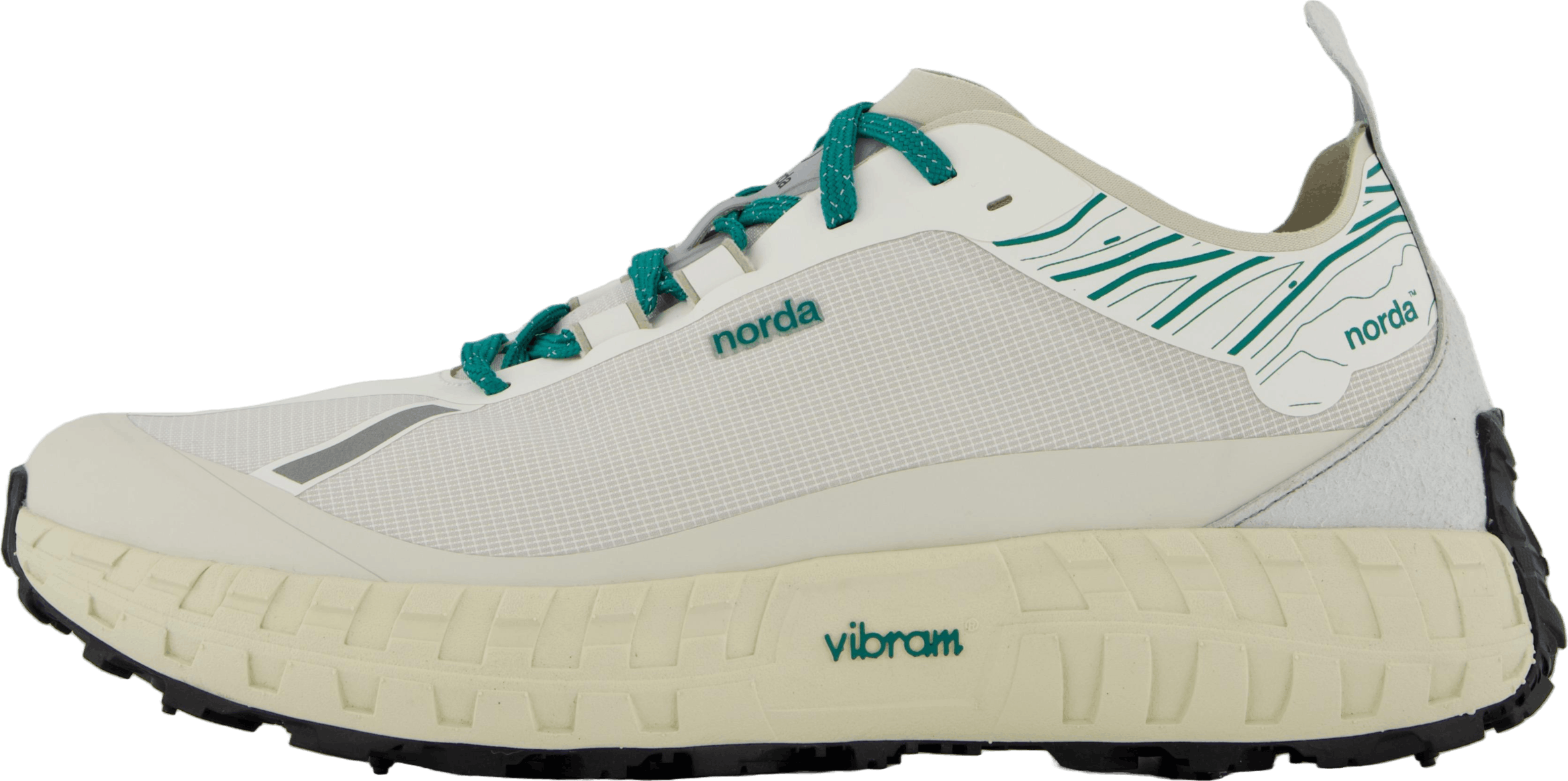 Norda 001 Wht/forest, Male, Buty, Sneakersy, Zielony, EU 46