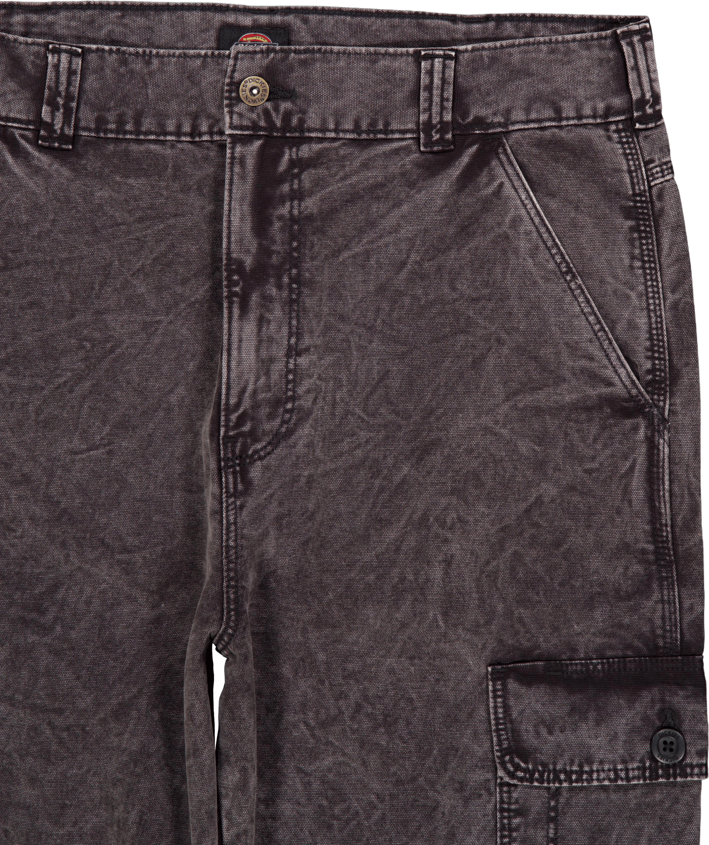 Newington Pant Dble Dye/acid Wash Black - Bild 3