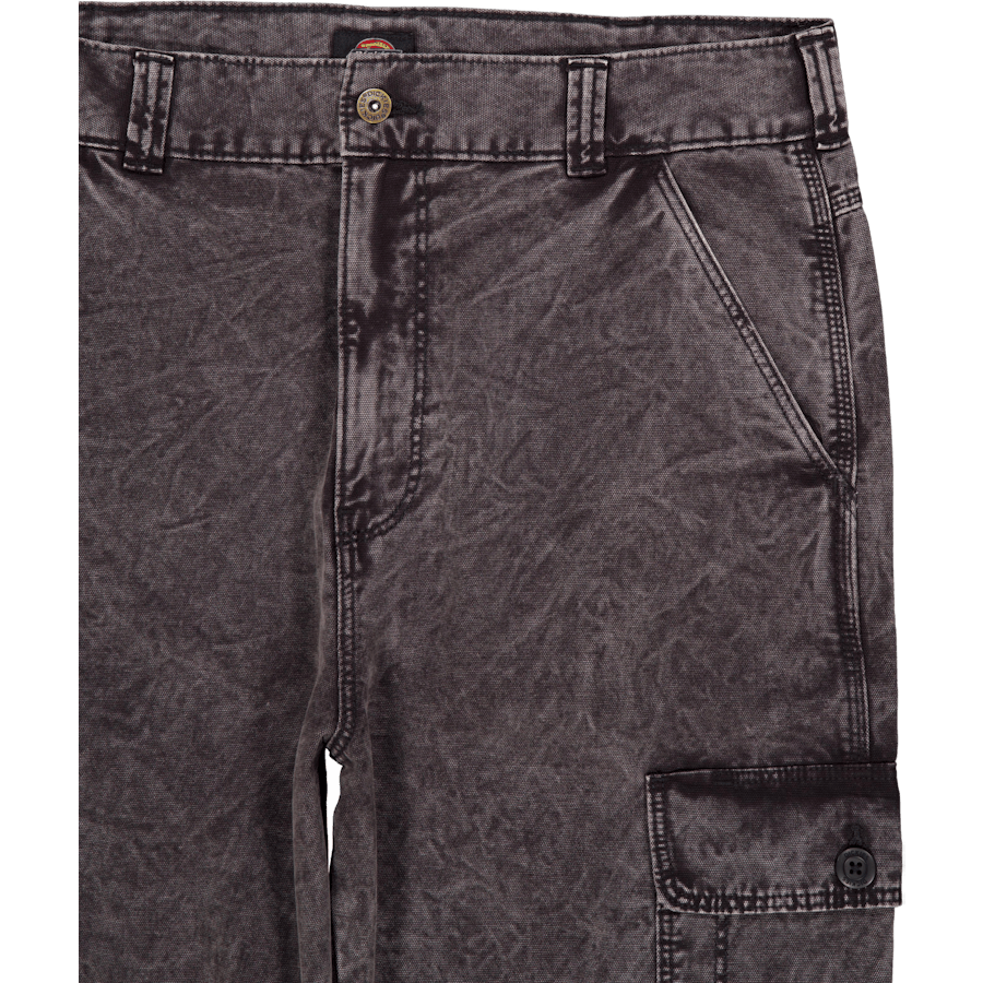 Newington Pant Dble Dye/acid Wash Black - Bild 3