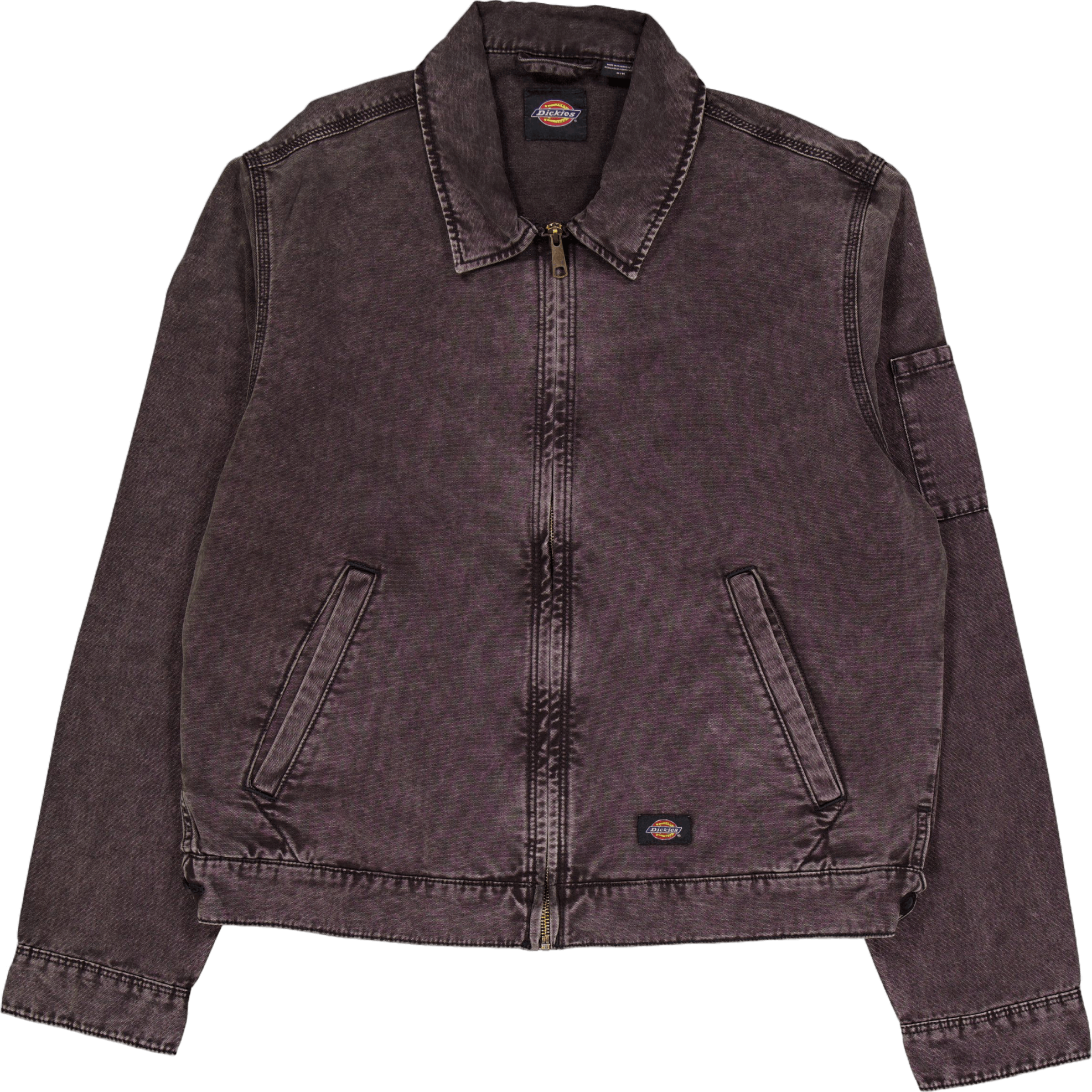 Newington Jacket Dble Dye/acid Wash Black, Male, Kleding, jassen, Bruin, S