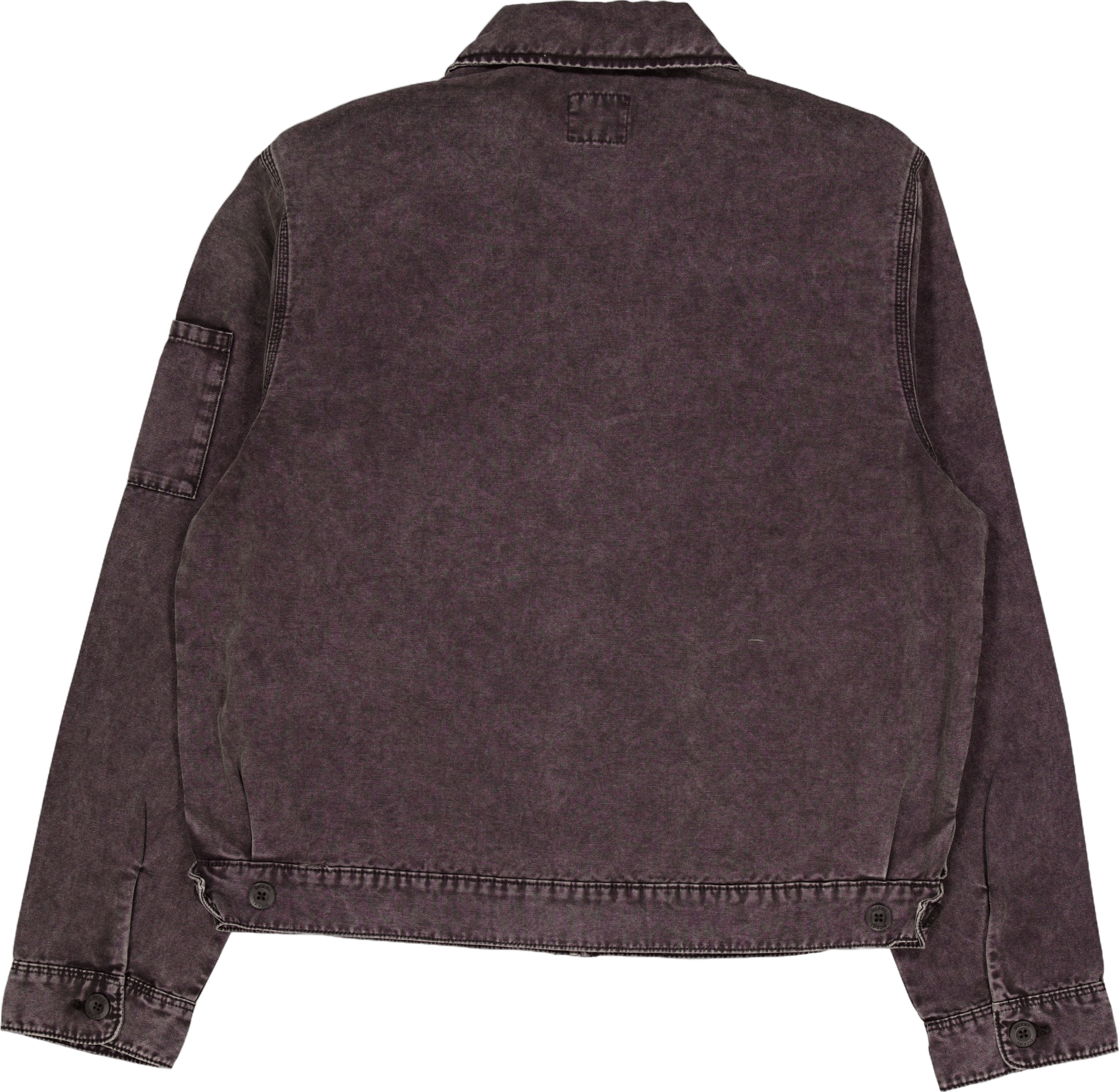 Newington Jacket Dble Dye/acid Wash Black - Bild 2