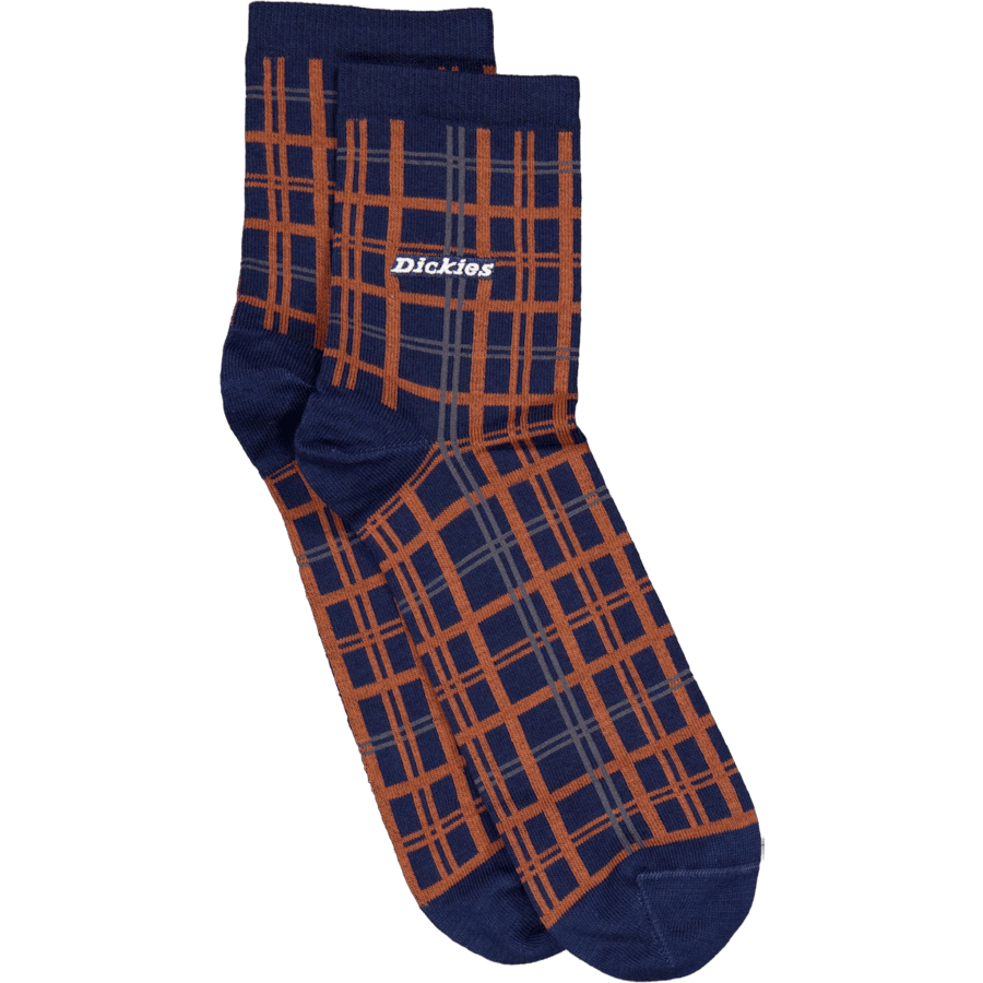 Surry Sock Outdoor Check Navy
