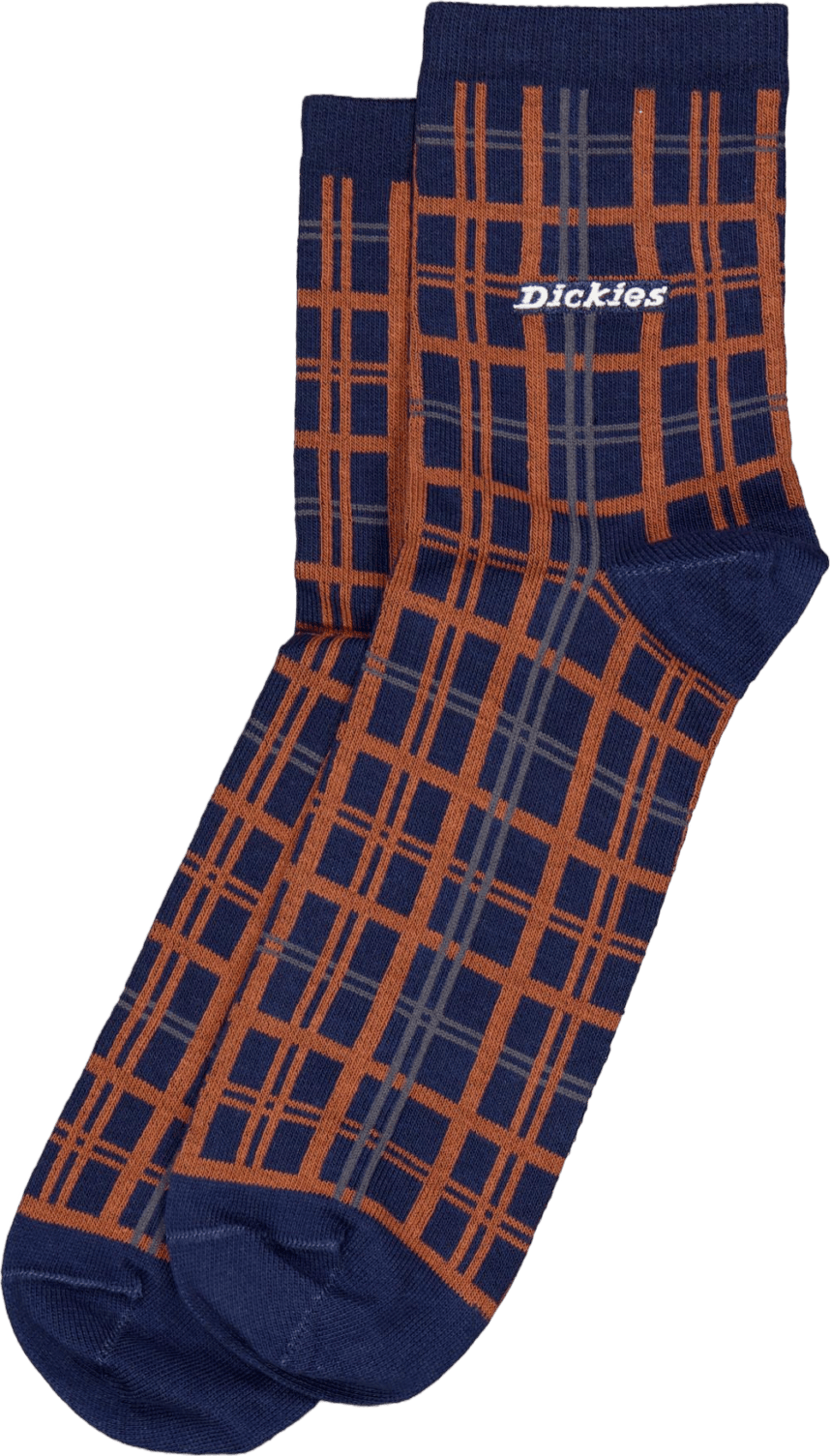 Surry Sock Outdoor Check  Navy - Bild 2