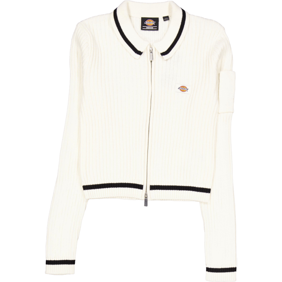 Elkhart Zip Cardigan W Cloud