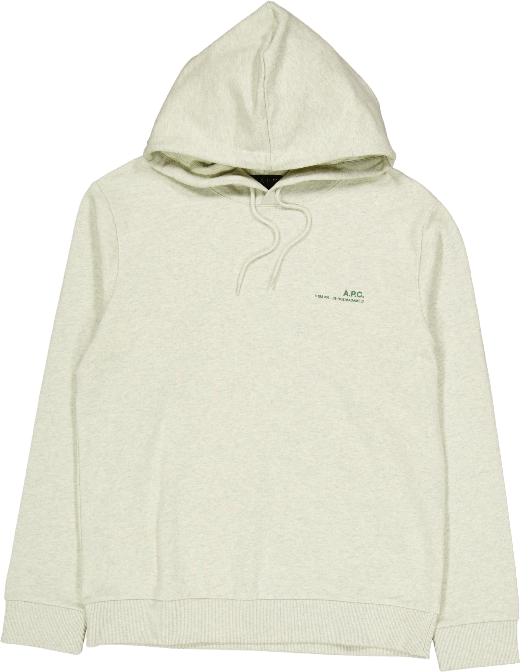 Hoodie Item H Overdye Pkc – Vert Pale Chine