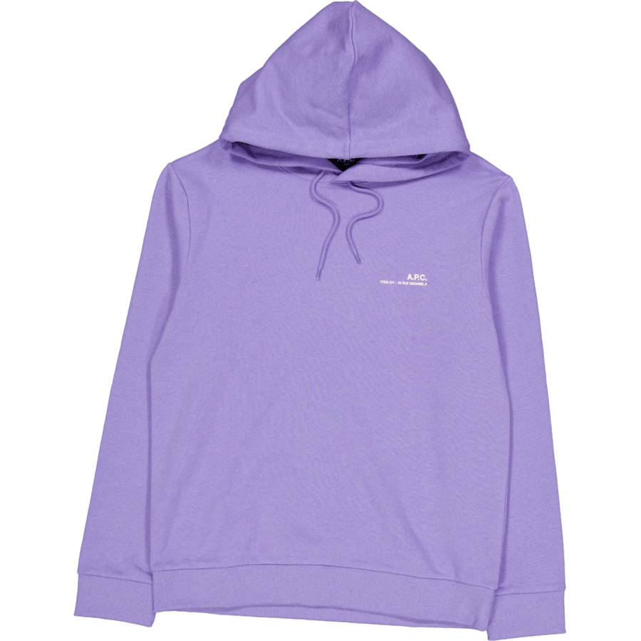 Hoodie Item H Overdye Piq – Violet Chine