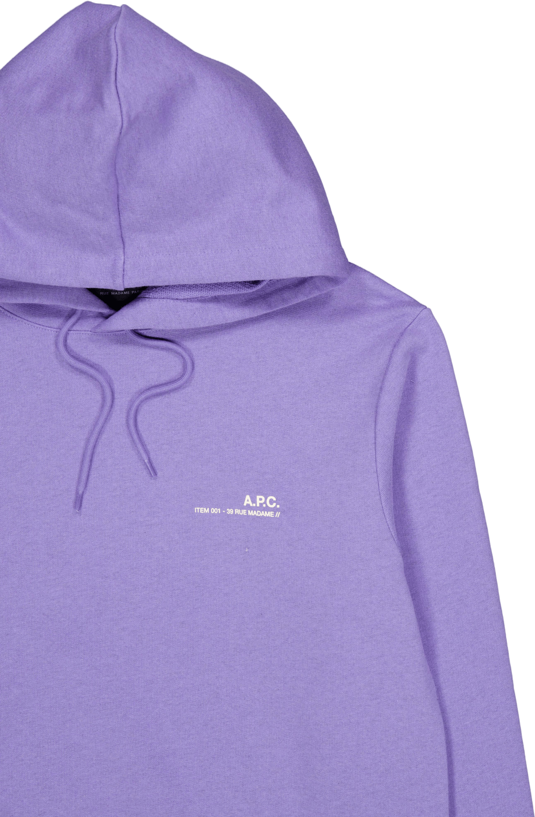 Hoodie Item H Overdye Piq - Violet Chine - Bild 3