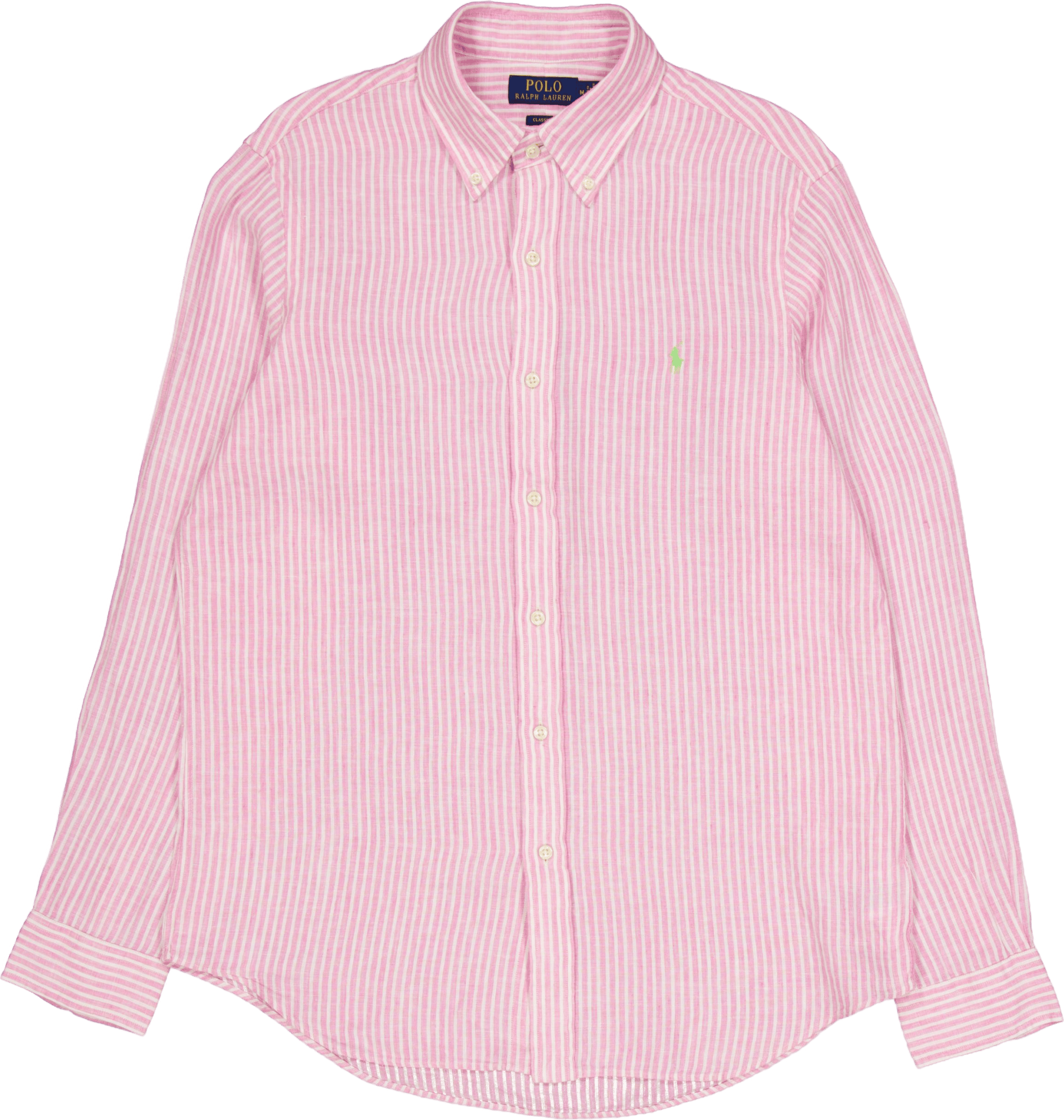 Classic Fit Striped Shirt Pink / White
