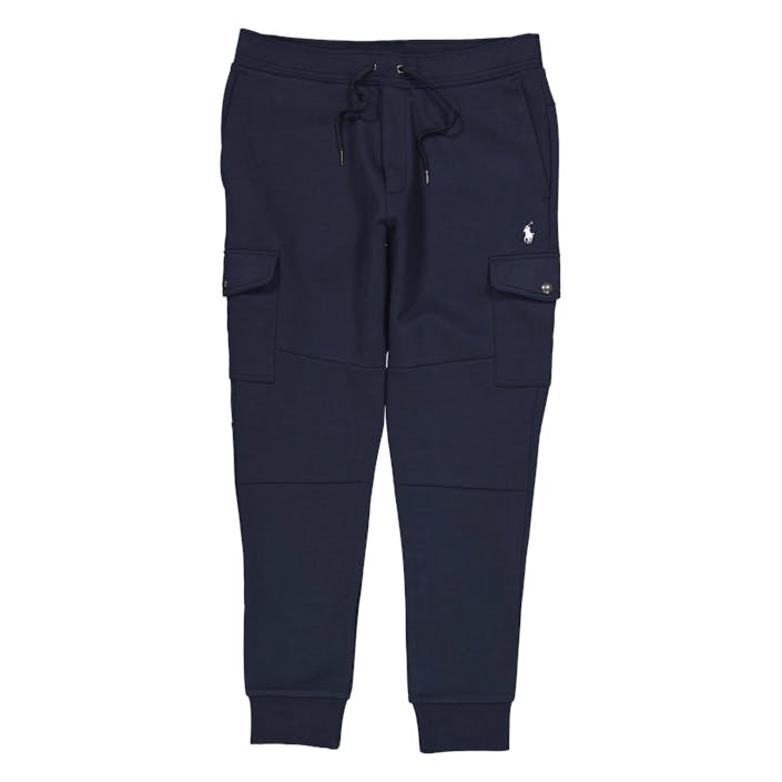 Double-Knit Cargo Jogger Pant Aviator Navy, Male, Apparels, Bottoms, Blue, S