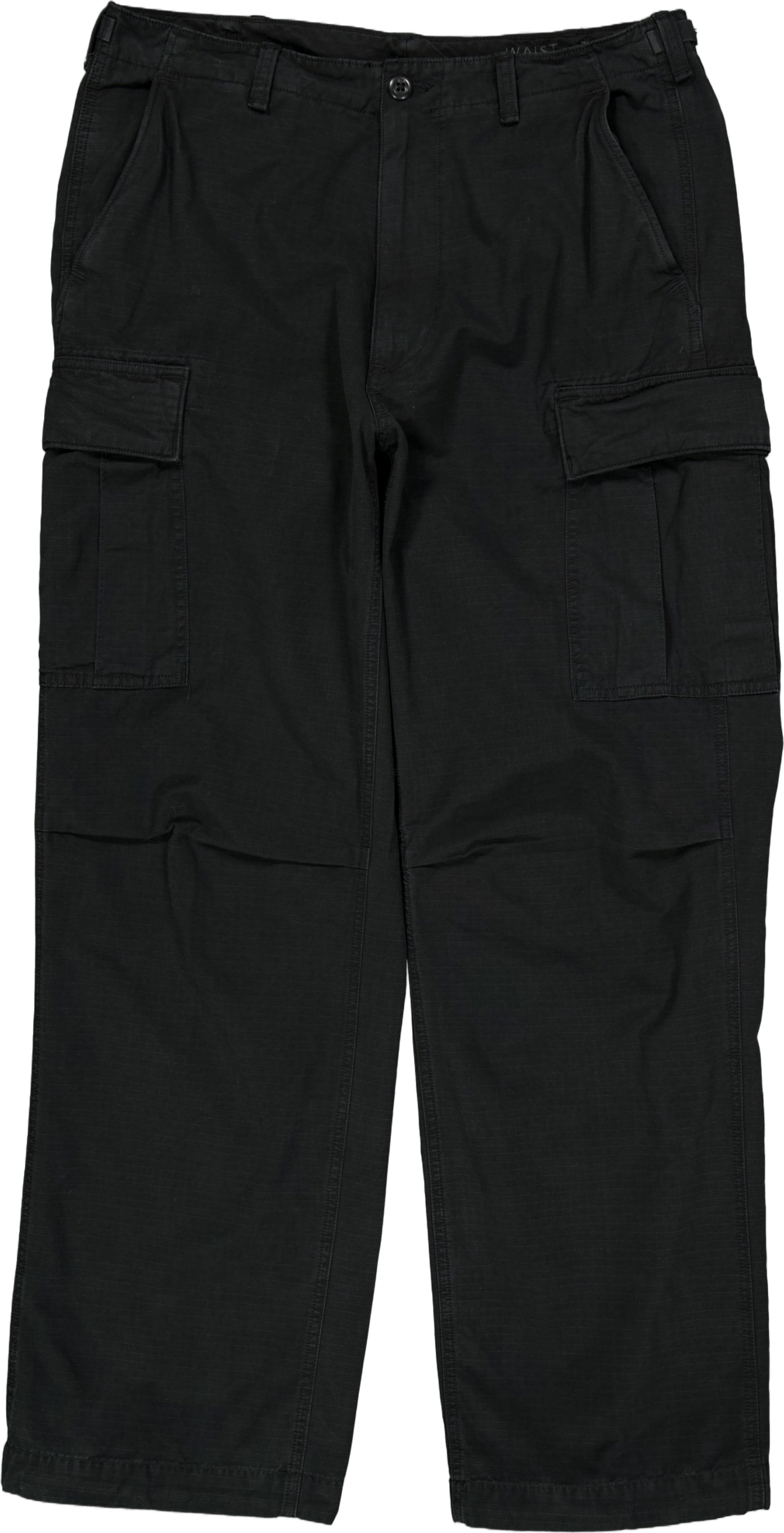 Burroughs Relaxed Fit Ripstop Cargo Pant Polo Black