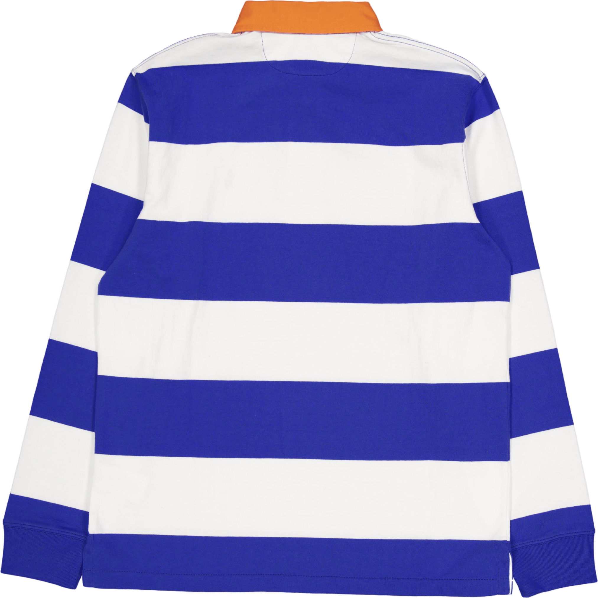 Classic Fit Striped Jersey Rugby Shirt New Iris Blue / White - Bild 2