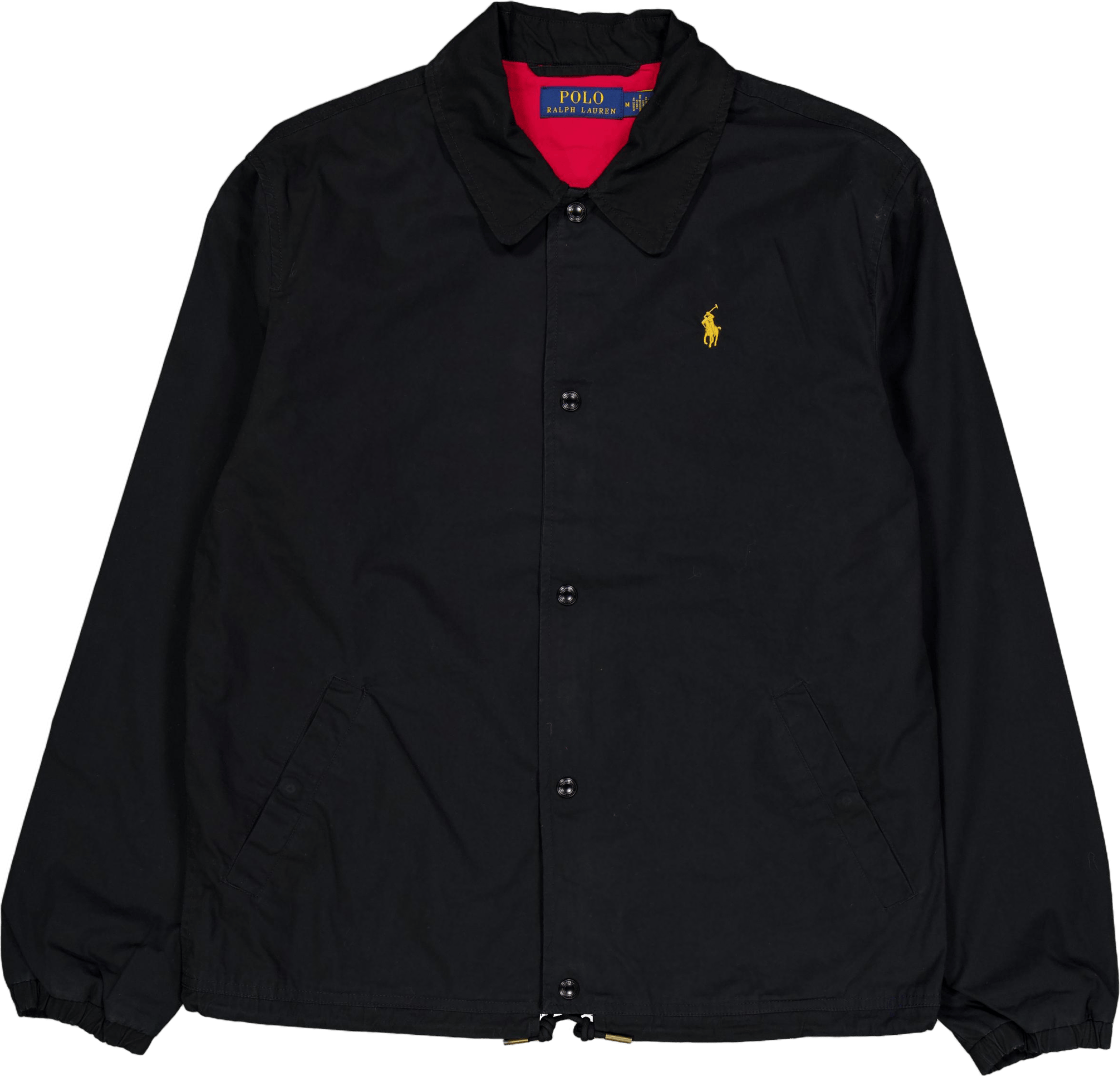 Lunar New Year Dragon Coach Jacket Polo Black