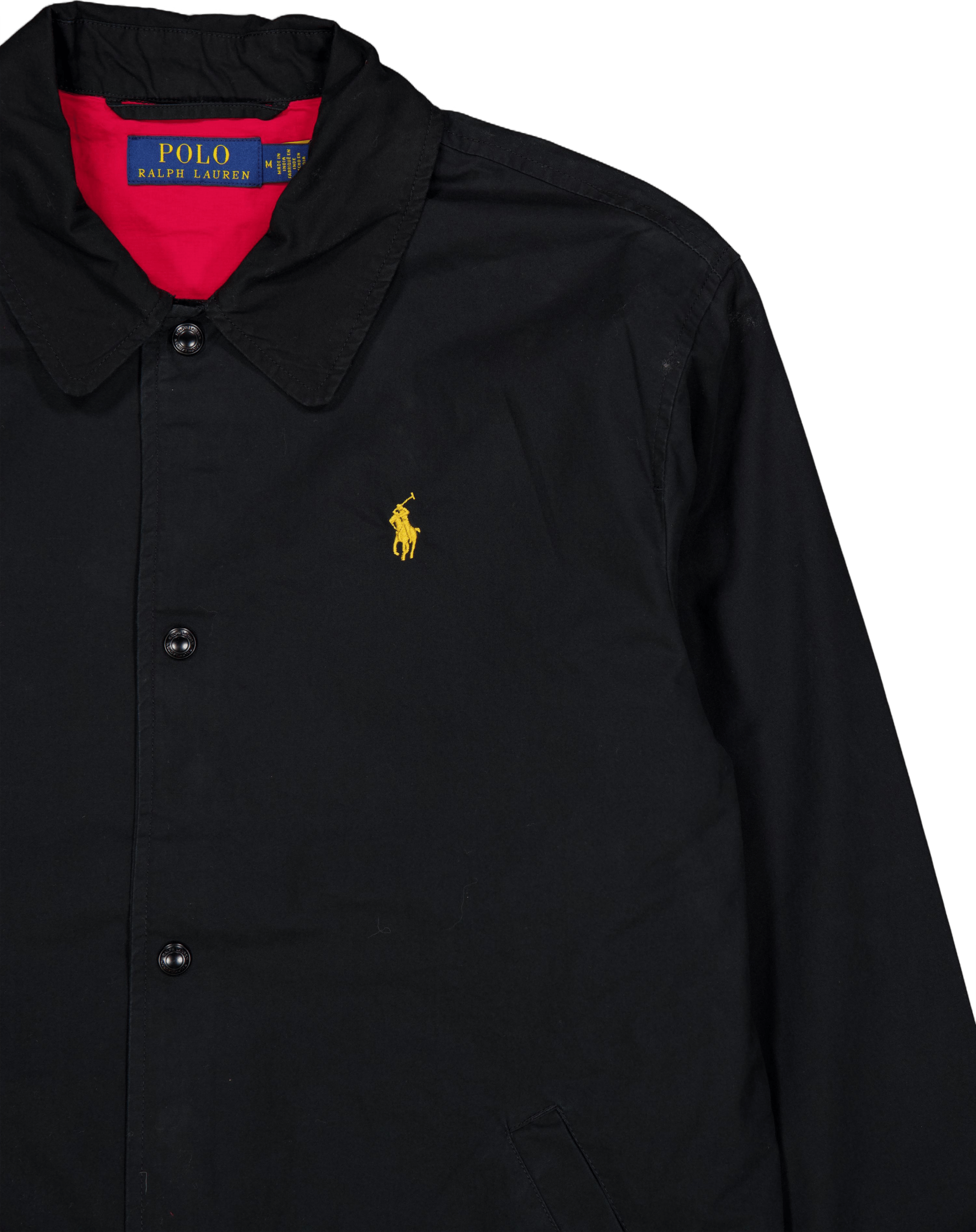 Lunar New Year Dragon Coach Jacket Polo Black - Bild 3