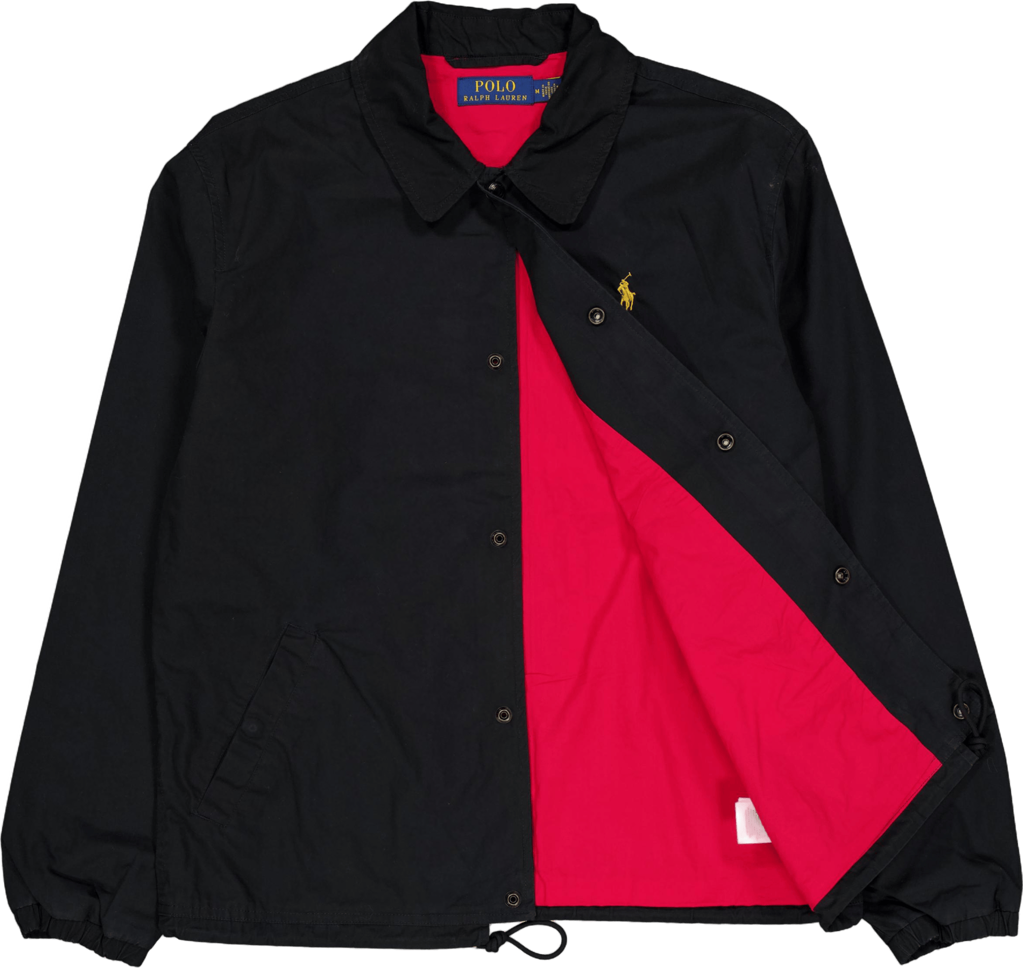 Lunar New Year Dragon Coach Jacket Polo Black - Bild 4