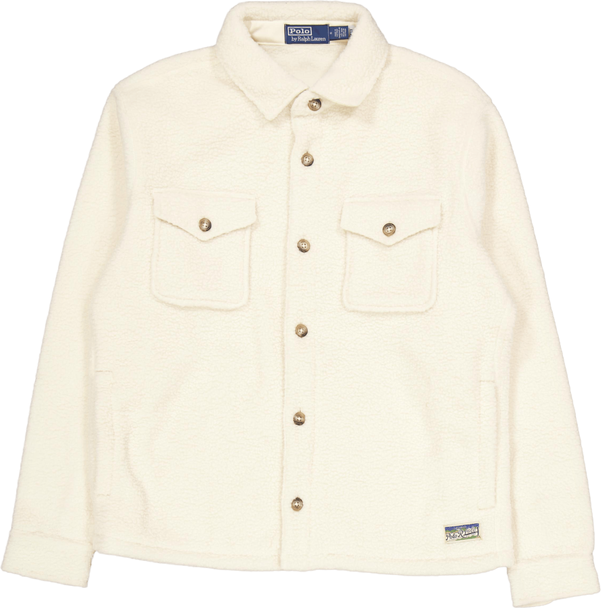 Pile Fleece Overshirt Winter Cream