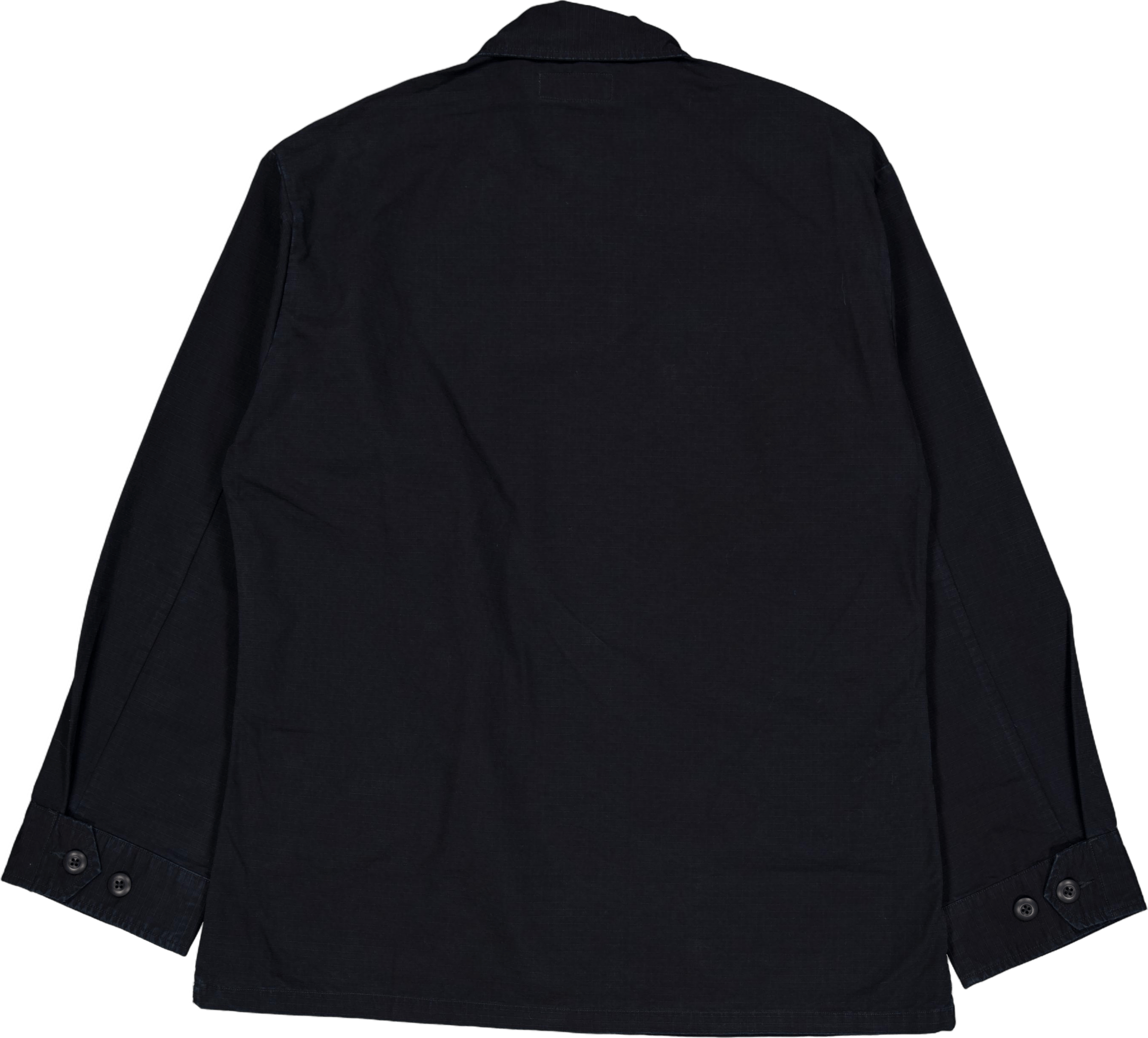 Classic Fit Ripstop Utility Shirt Polo Black - Bild 2