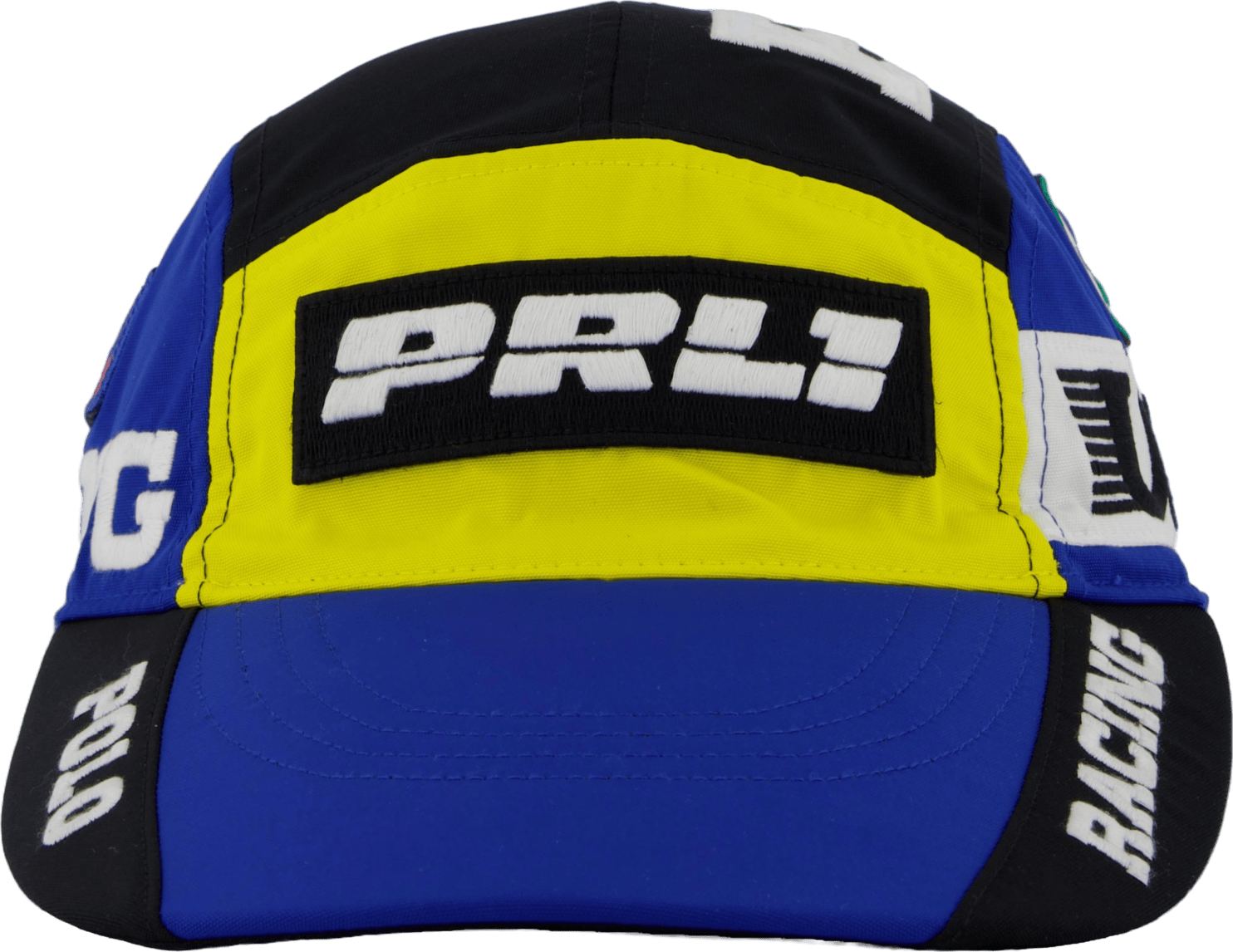 Color-Blocked Long-Bill Cap Polo Black / Sapphire Star - Bild 5