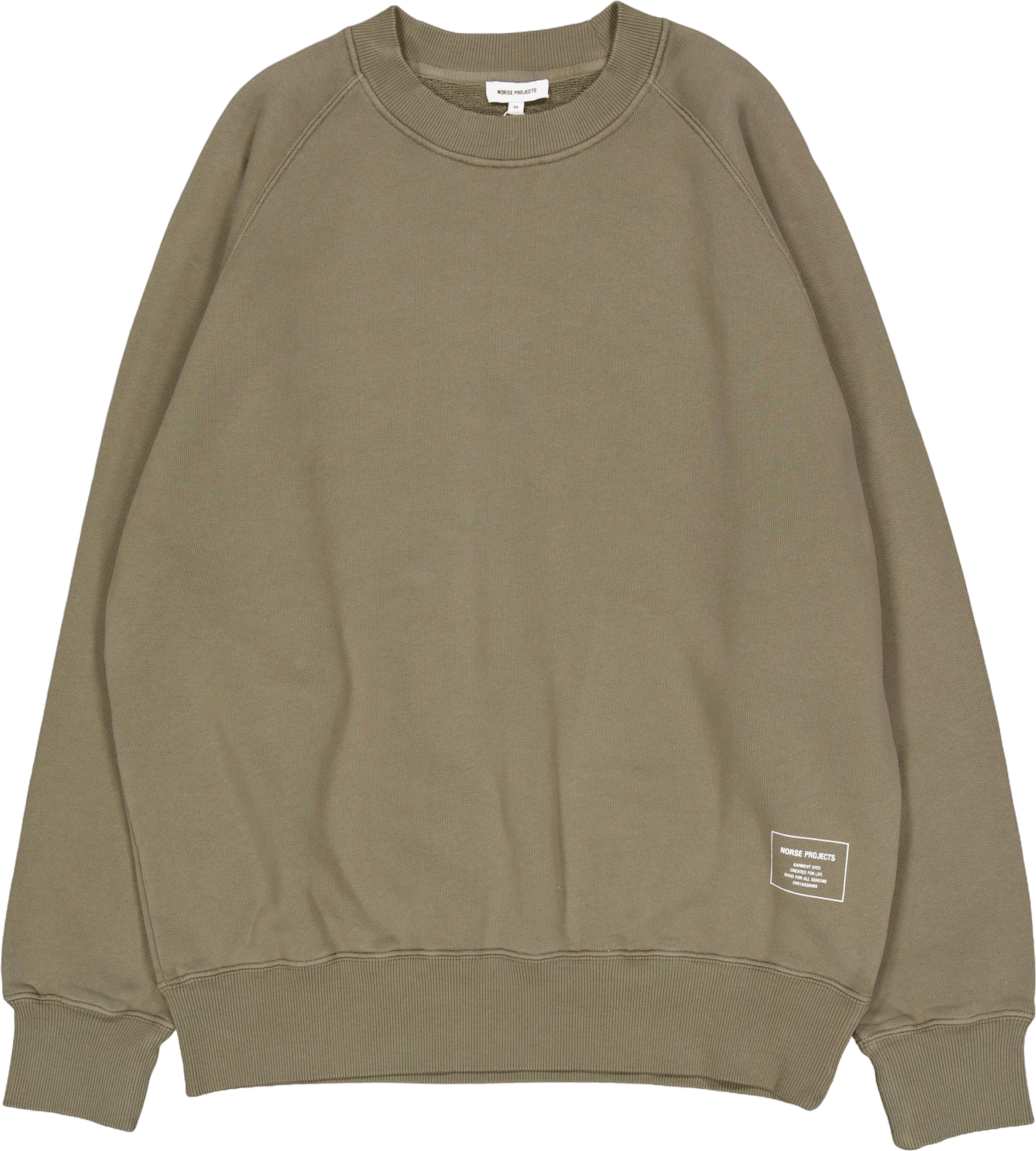 Marten Relaxed Organic Raglan  Sediment Green