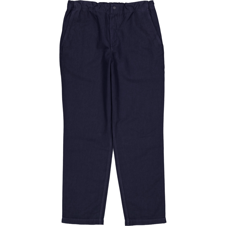 Ezra Relaxed Cotton Linen Trou Dark Navy