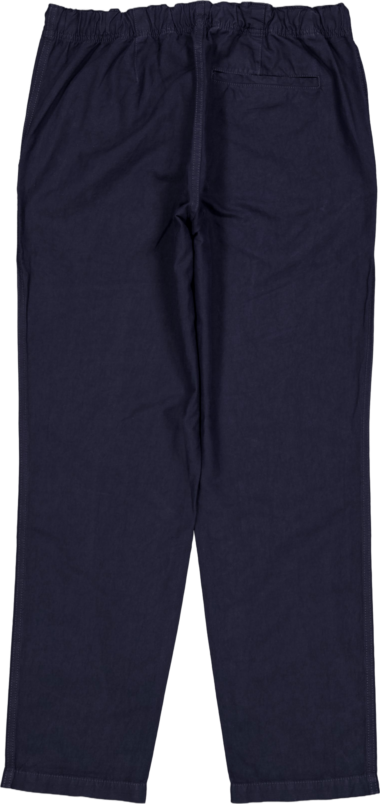 Ezra Relaxed Cotton Linen Trou Dark Navy - Bild 2