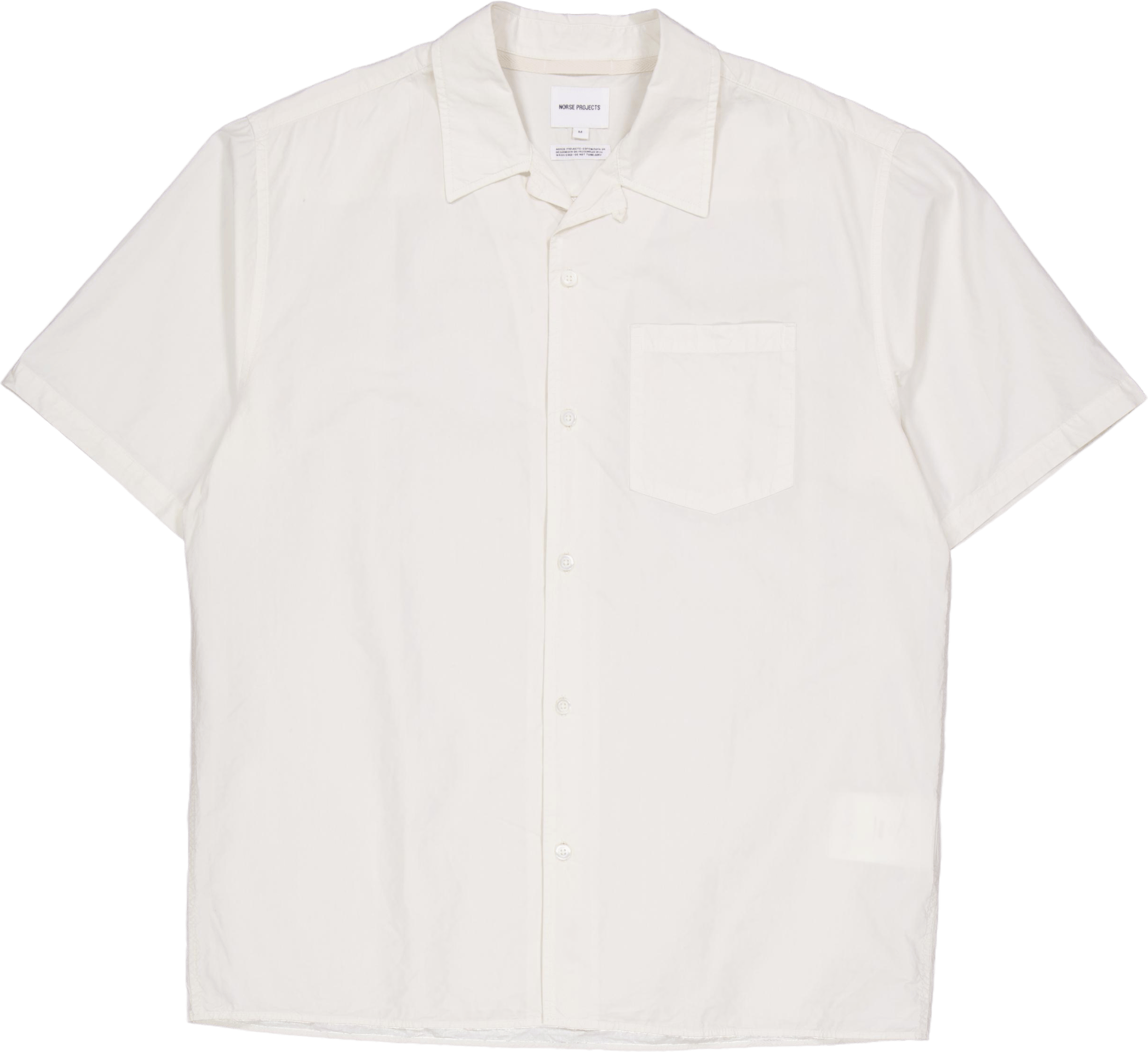 Carsten Cotton Tencel Shirt Enamel White