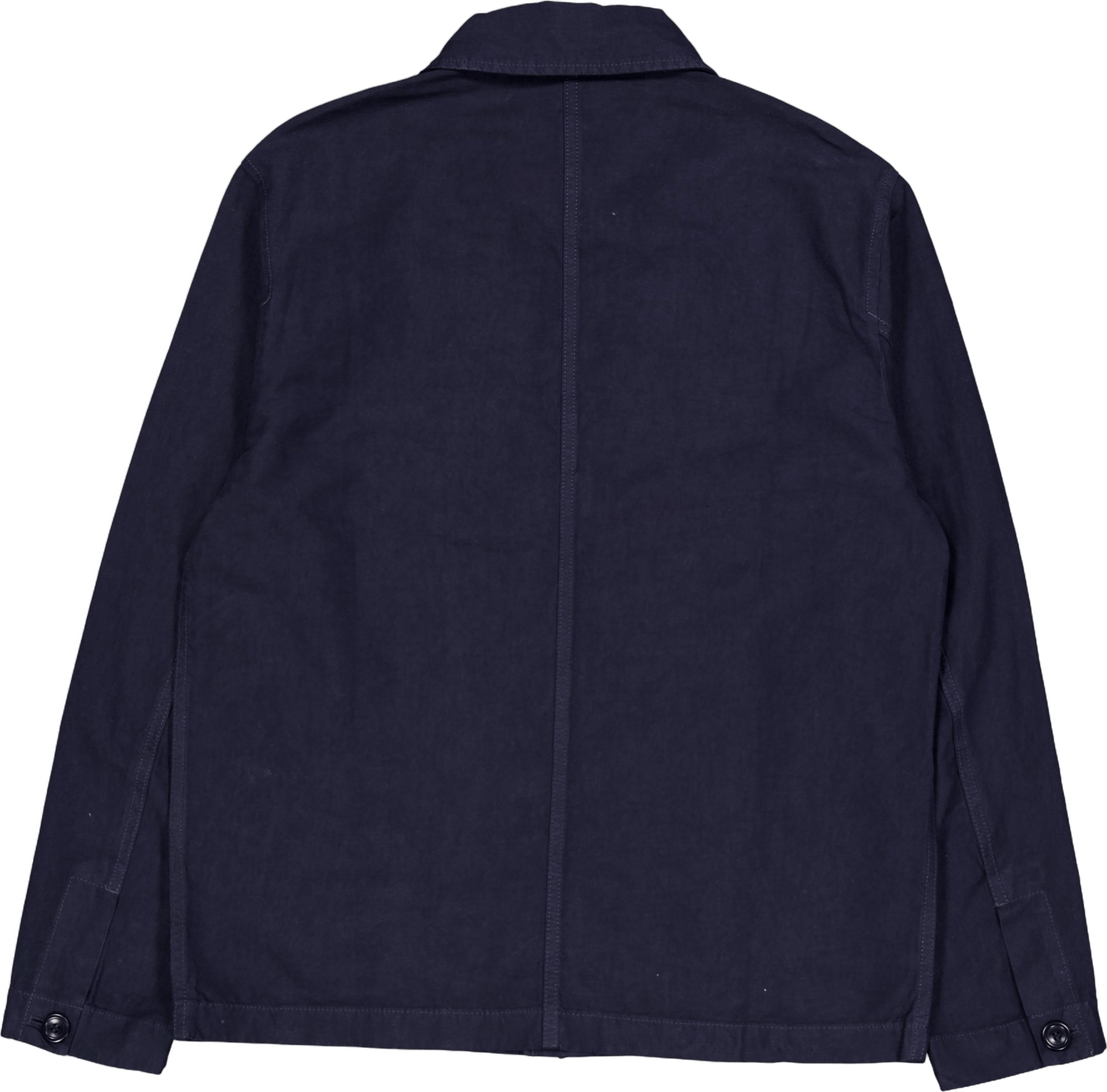 Tyge Cotton Linen Overshirt Dark Navy - Bild 2