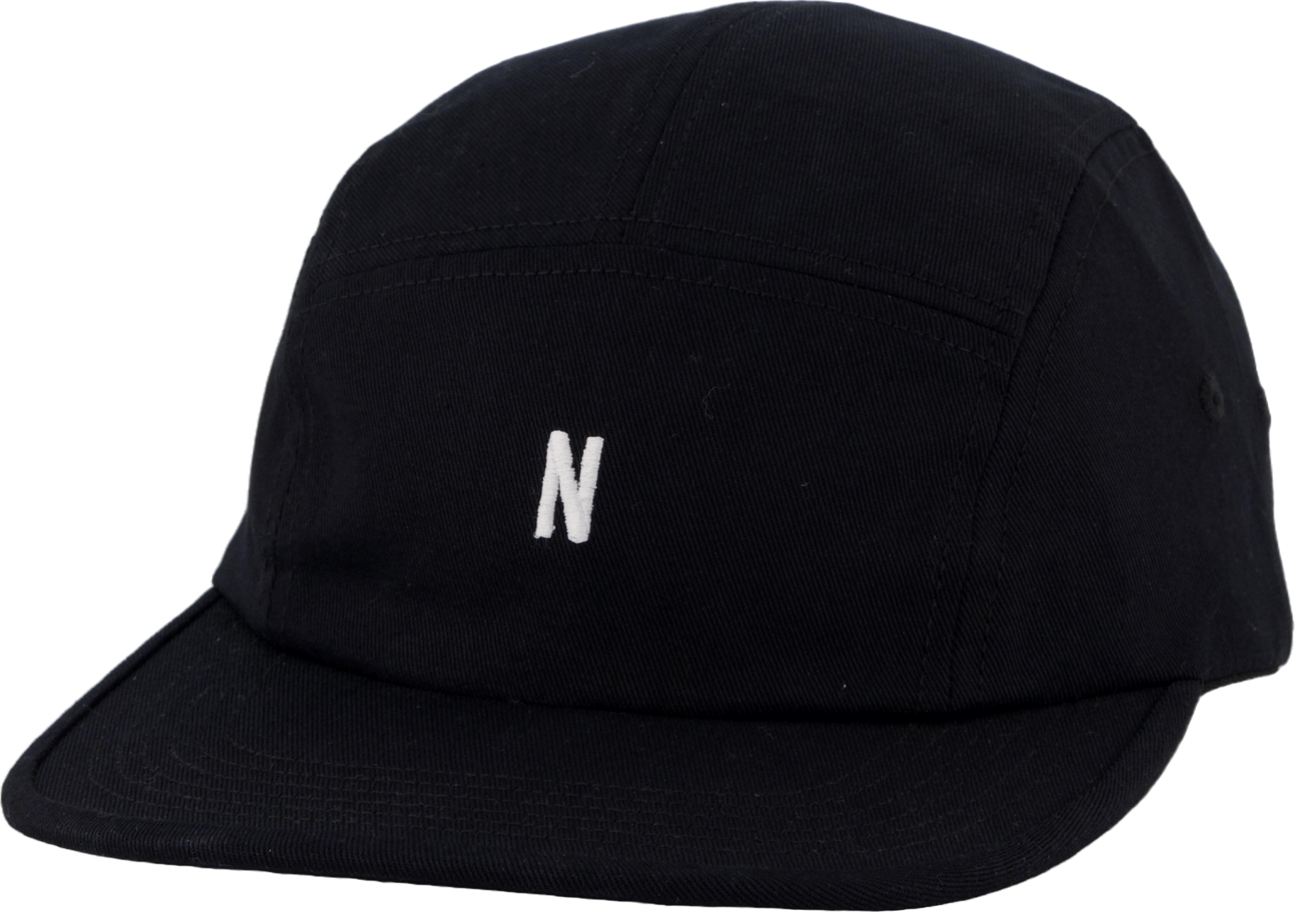 Twill 5 Panel Cap Black, Unisex, Kläder, Mössor & Kepsar, Svart, ONESIZE