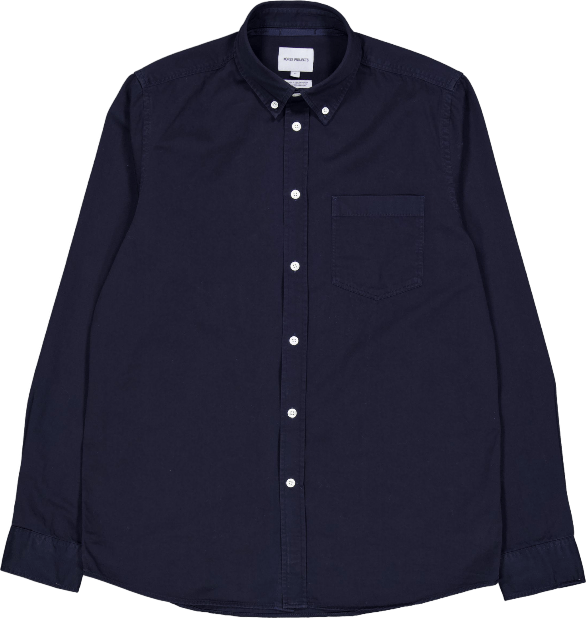 Anton Light Twill Shirt Dark Navy