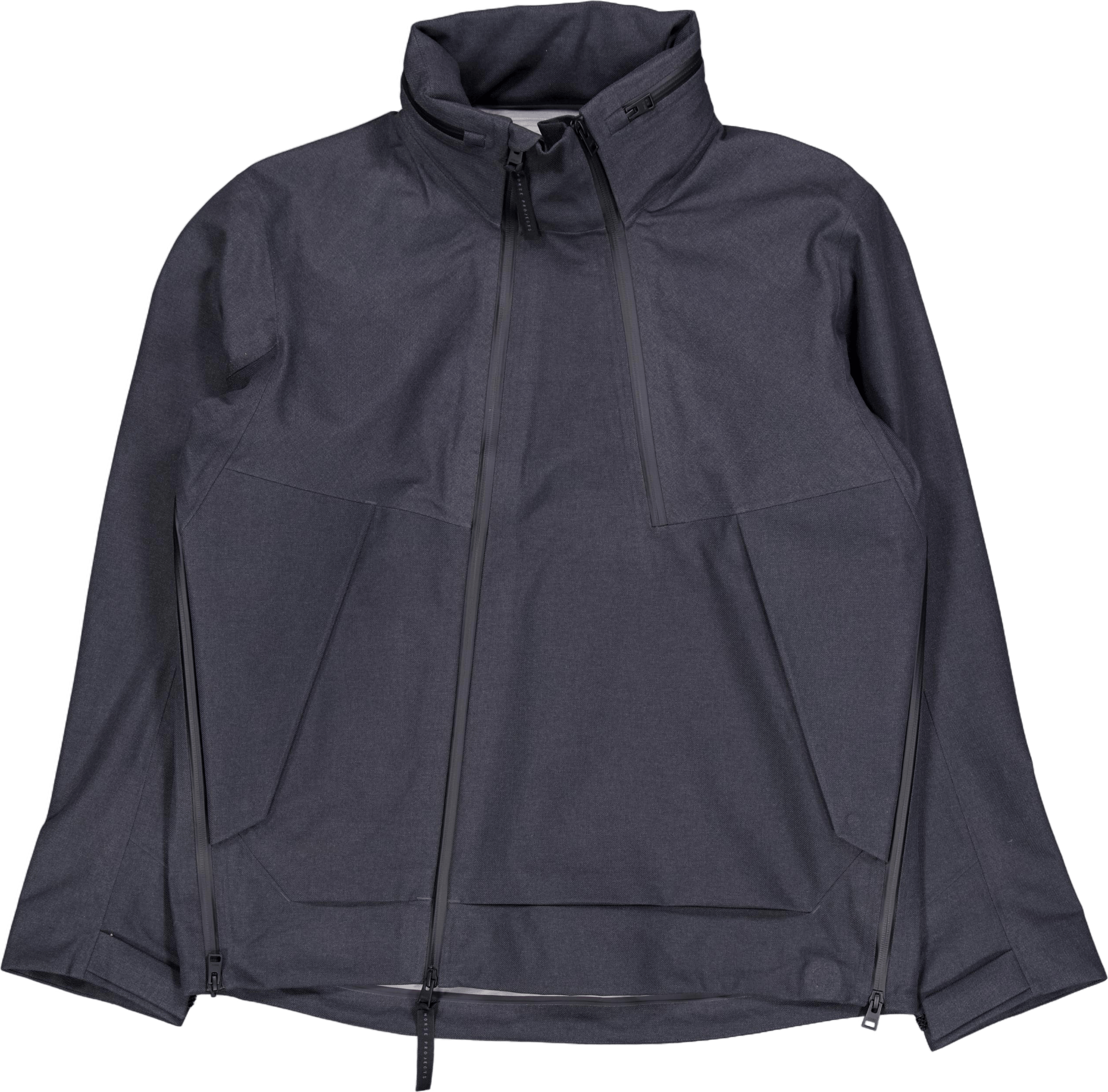 Textured Twill Gore-tex 3l Sta Charcoal Grey