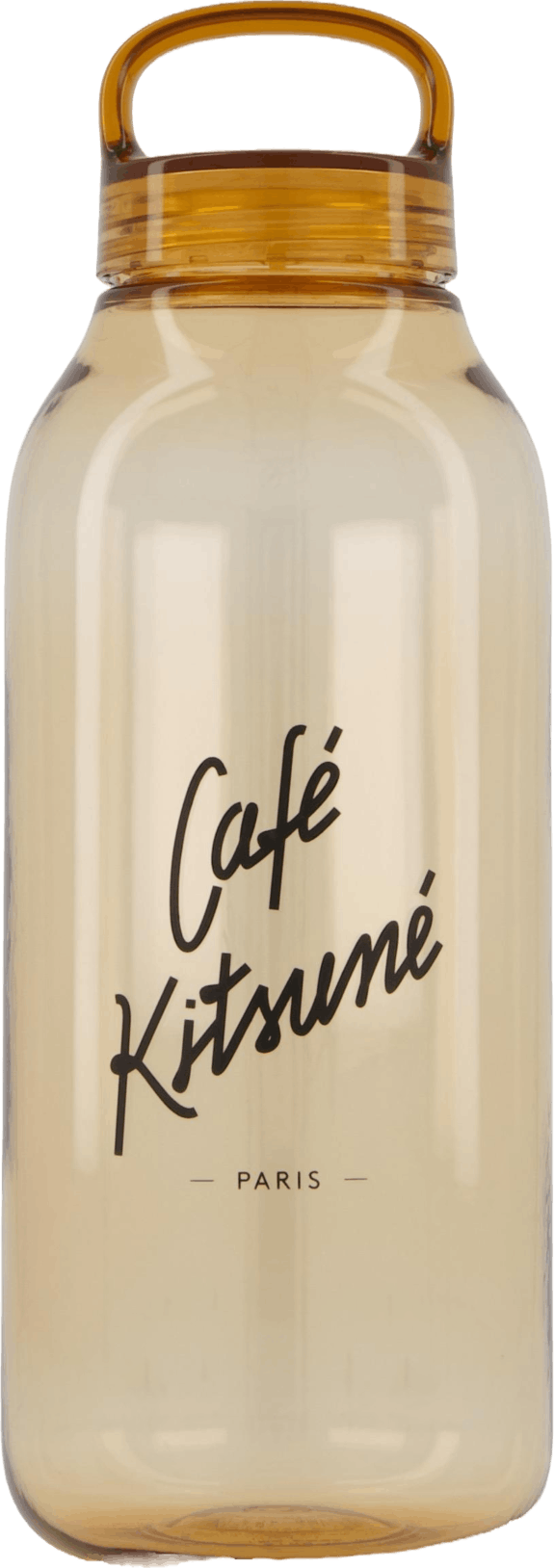 Water Bottle Cafe Clear, Unisex, Utrustning, Tillbehör, Beige, ONESIZE