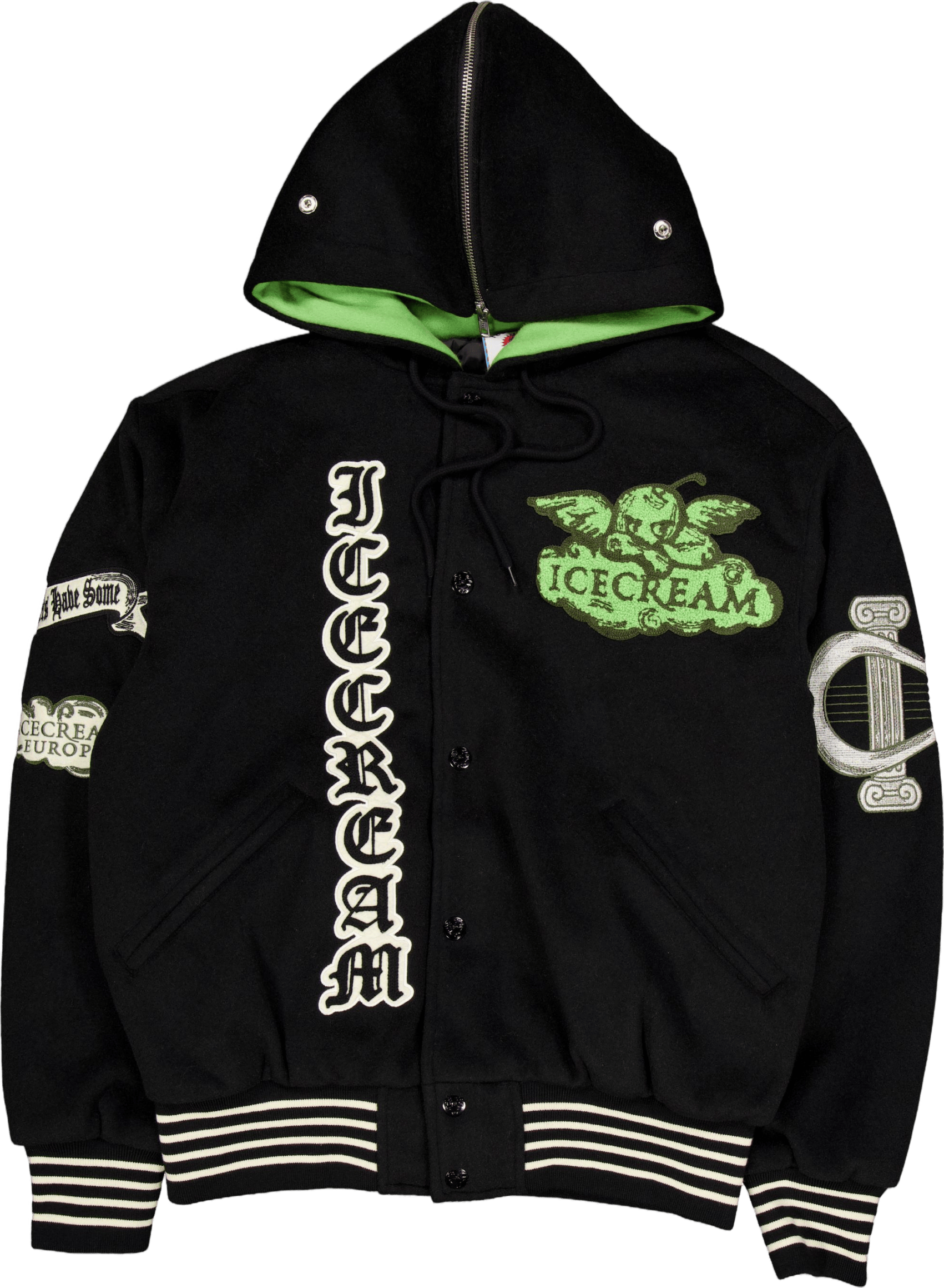 Cherub Cheerleader Jacket Black