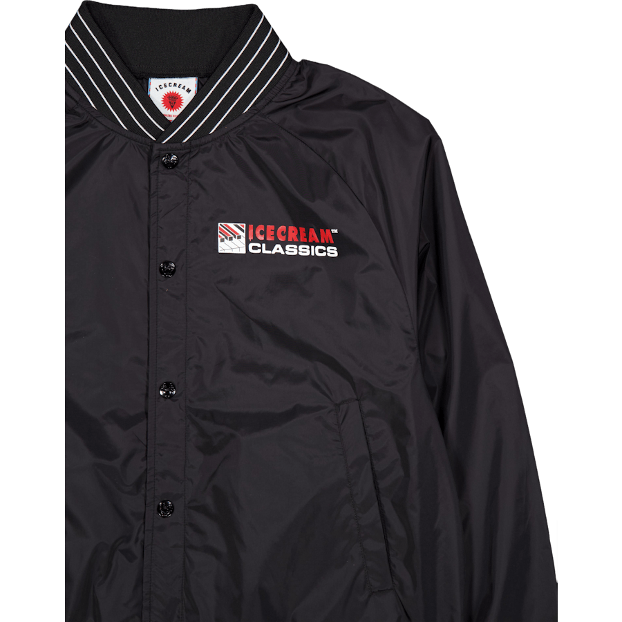 Nylon Bomber Jacket Black - Bild 3