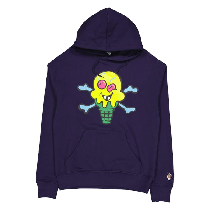 Cones & Bones Popover Hood Navy, Male, Kleding, hoodies en sweatshirts, Blauw, S