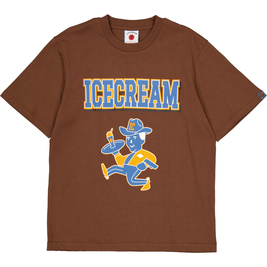 Served Up T-shirt Brown