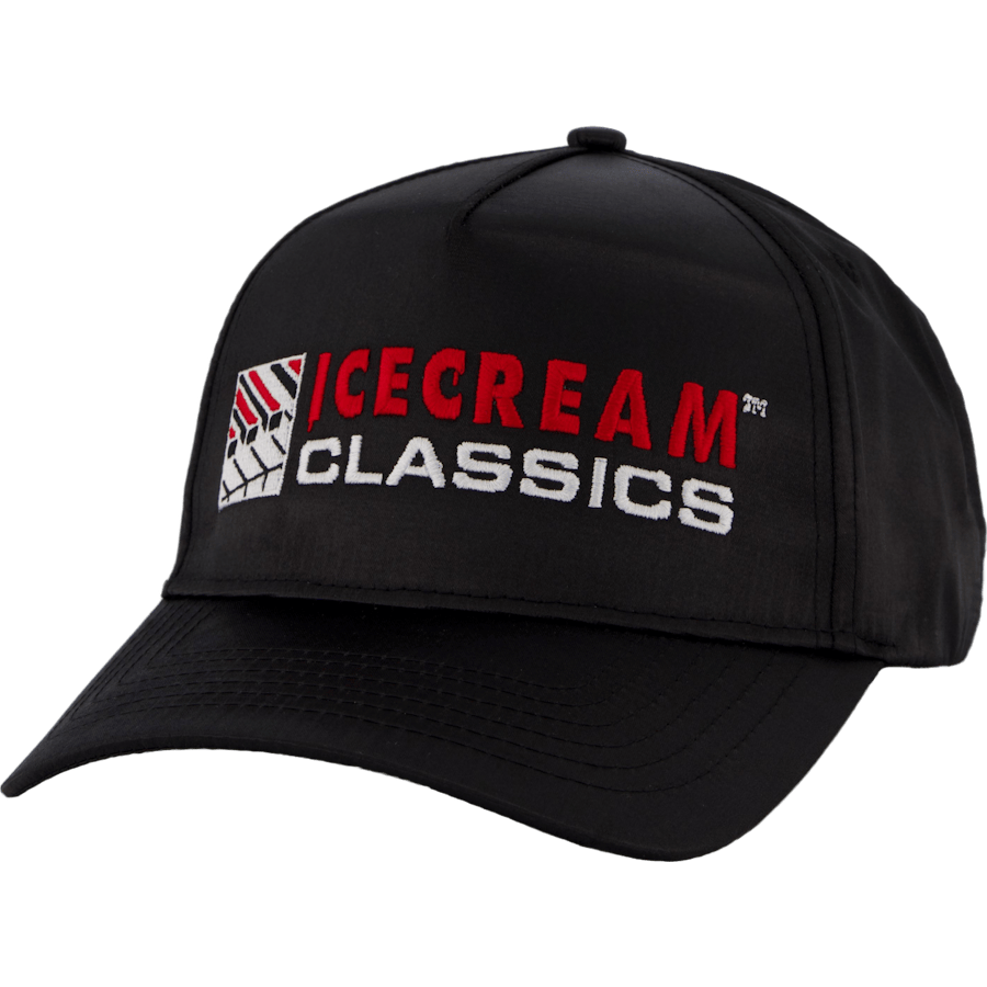 Piano Satin Trucker Black