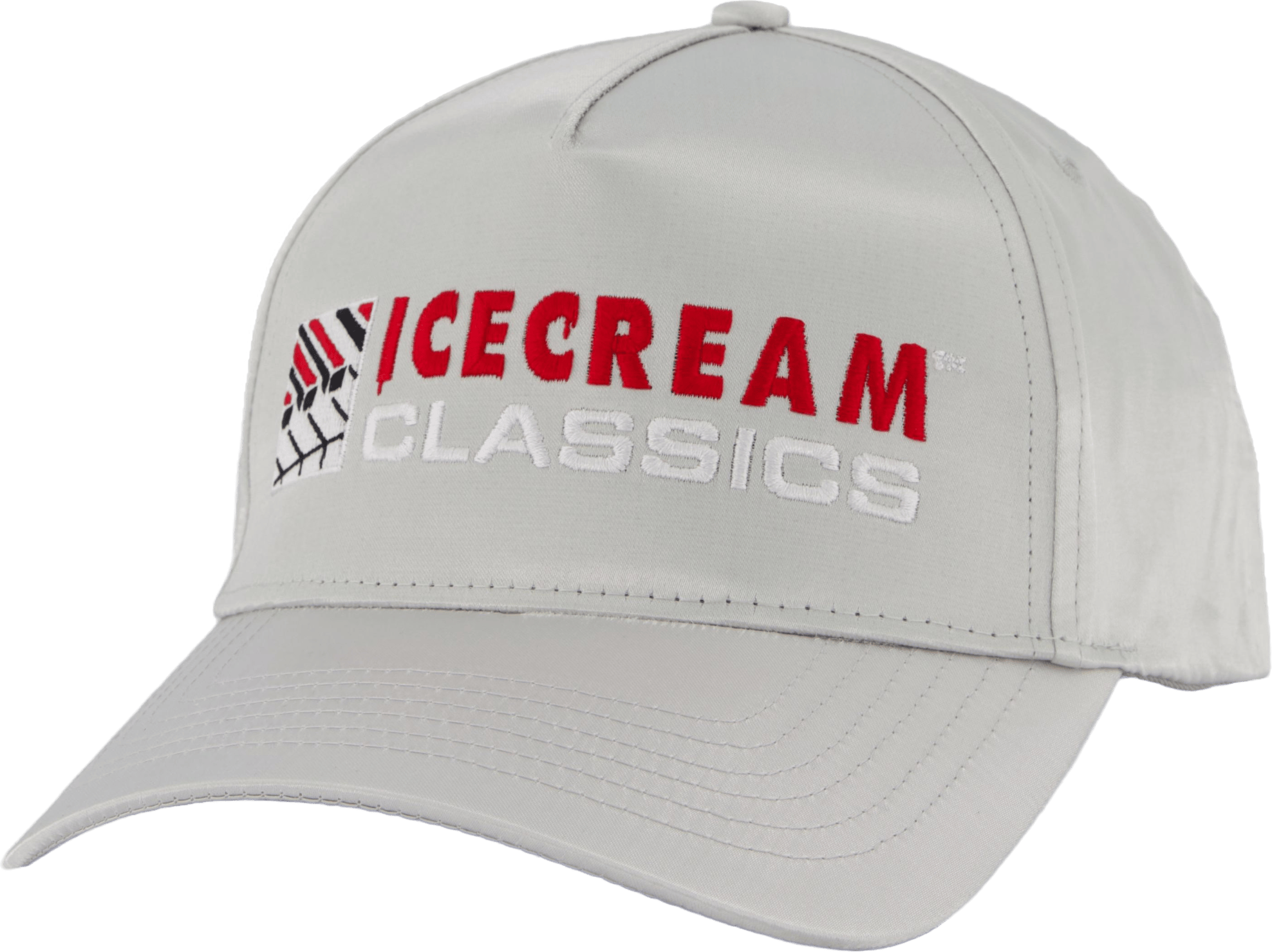 Piano Satin Trucker Silver