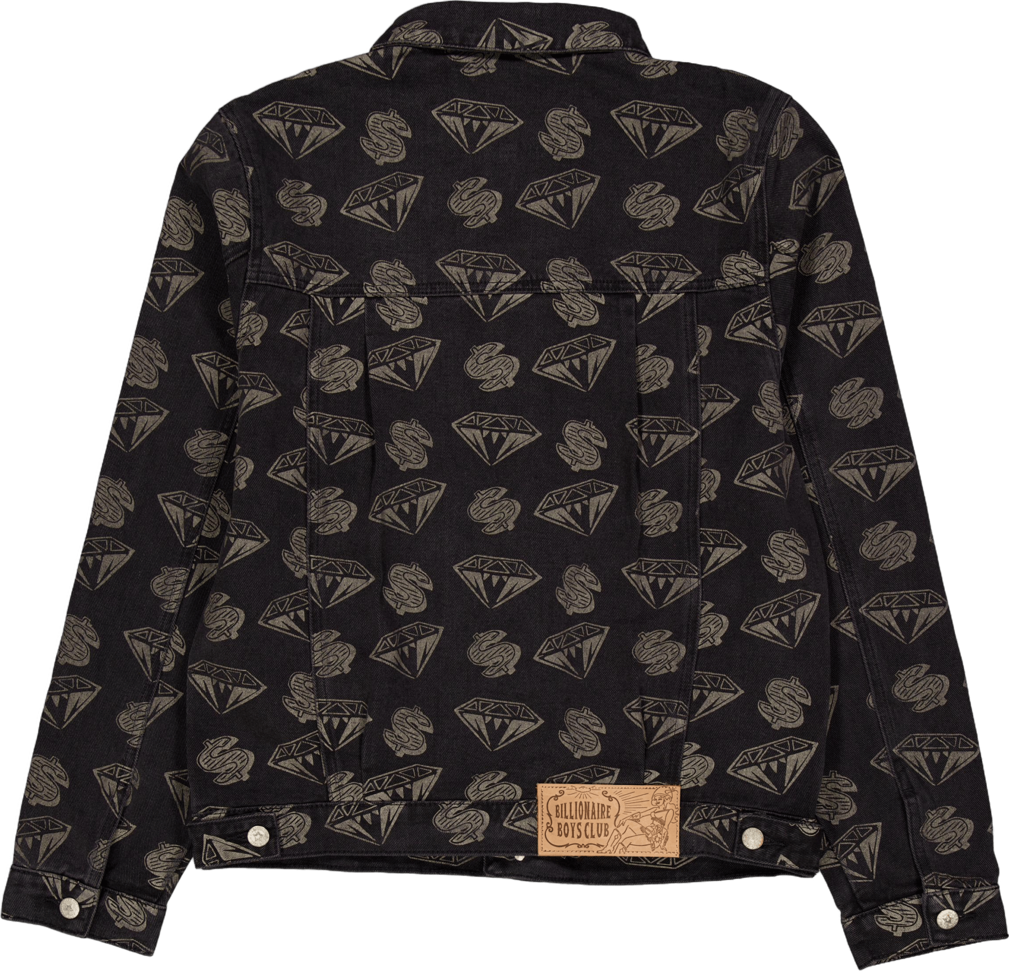 Diamonds & Dollars Denim Jacke Black - Bild 2