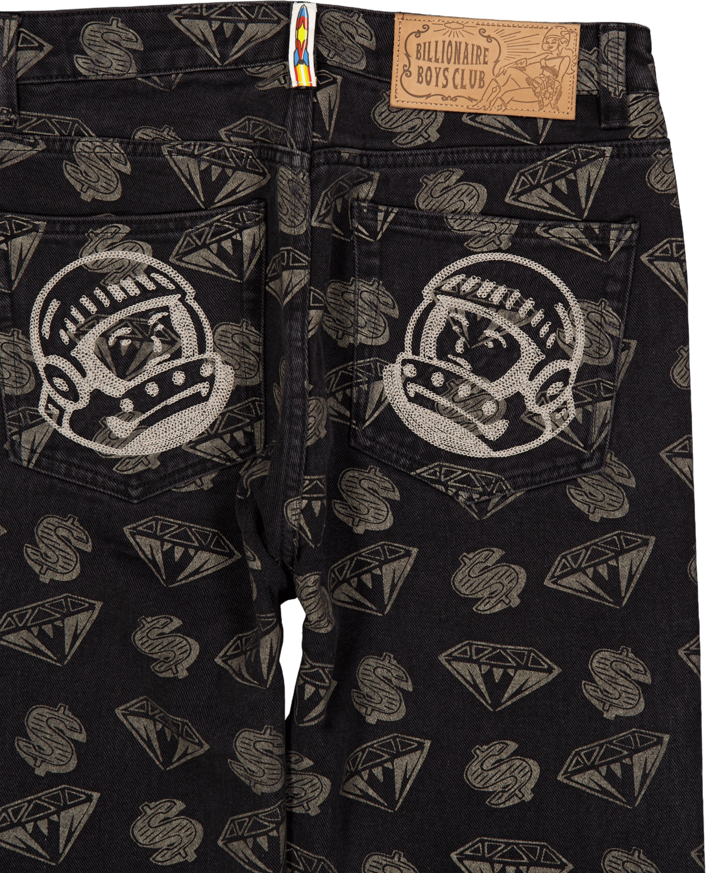 Diamonds & Dollars Denim Pants Black - Bild 4