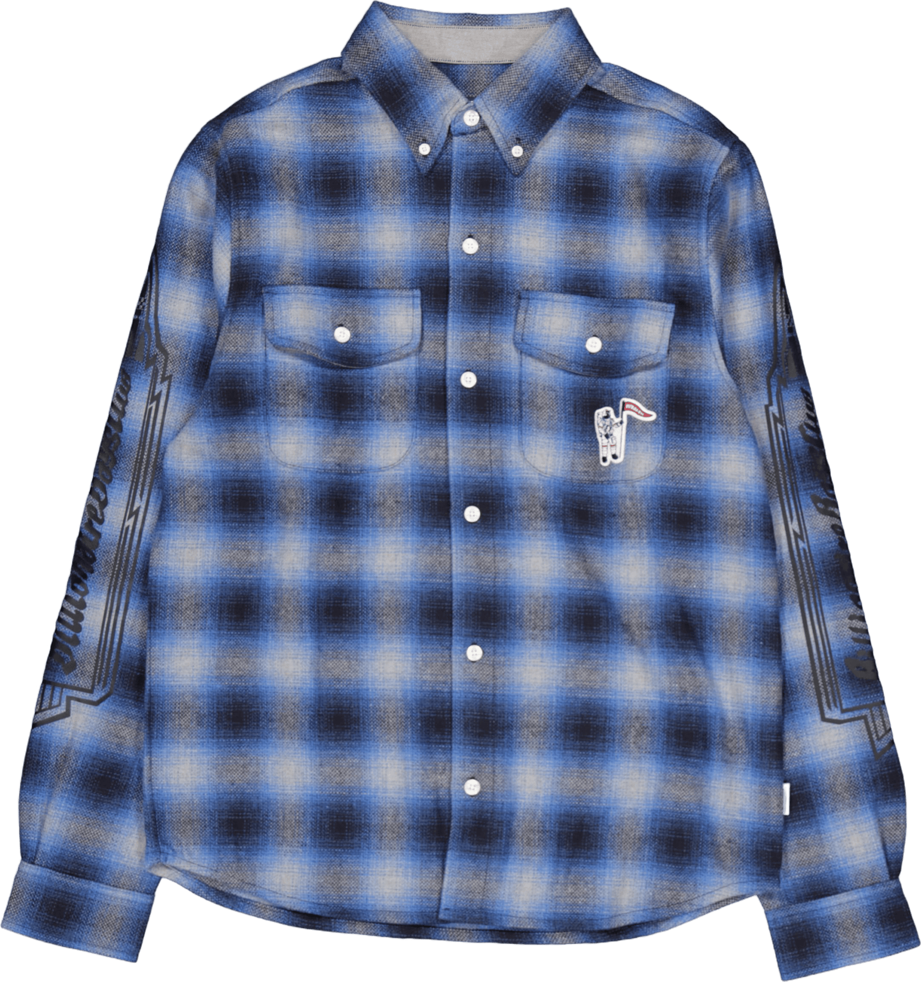 Check L/s Shirt Blue
