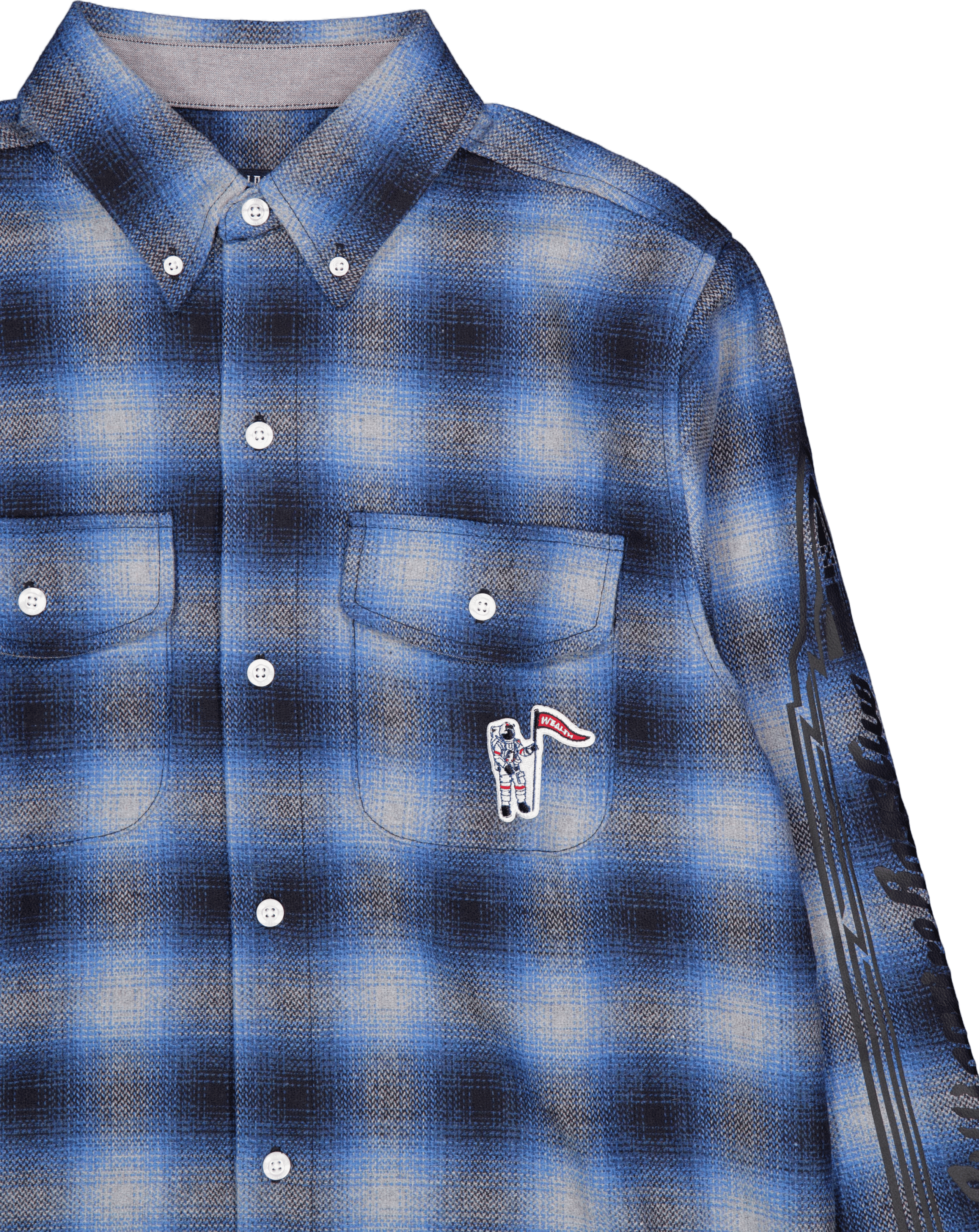 Check L/s Shirt Blue - Bild 3