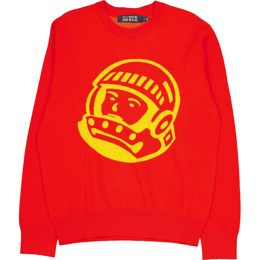 Astro Knitted Jumper Red