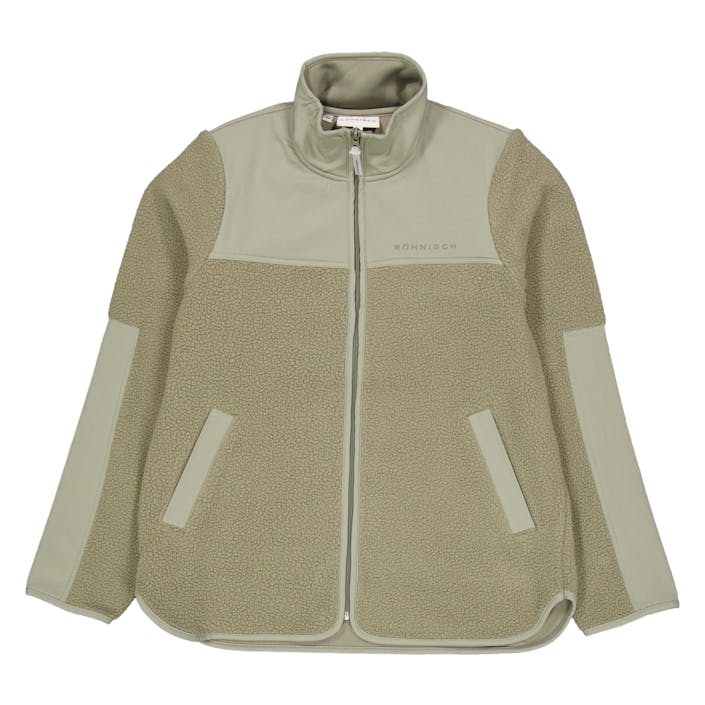 Phoebe Pile Jacket Vetiver Green, Female, Kläder, jackor, Beige, M