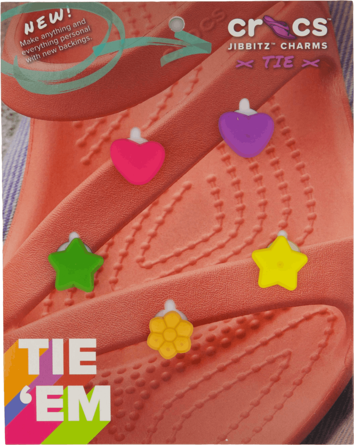 Jibbitz 5-Pack Juicy Gem Sandal Backer, Unisex, Attrezzature, Cura delle scarpe, multi colore, ONESIZE