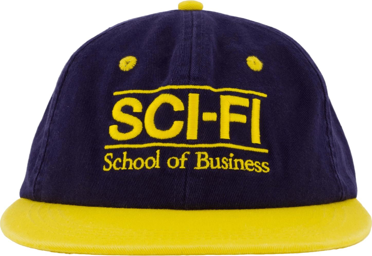 School Of Business Hat Navy/yellow - Bild 5