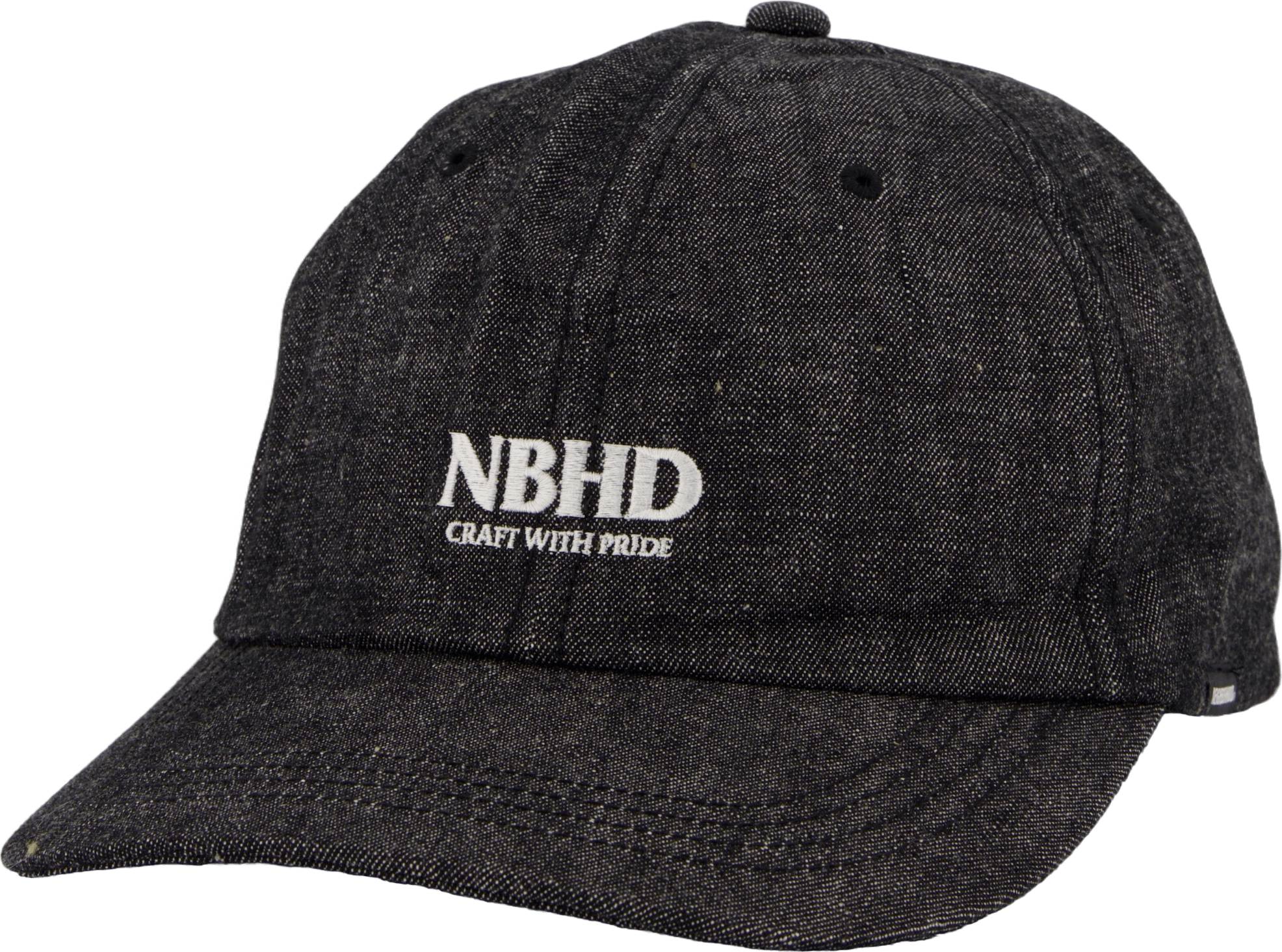 Denim Dad Cap Black, Male, Odevy, Klobúky a čiapky, Čierna, ONESIZE