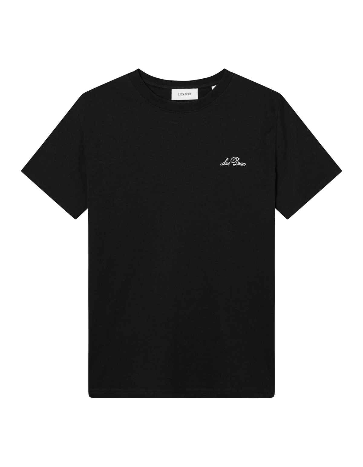 Crew T-shirt Black/light Ivory
